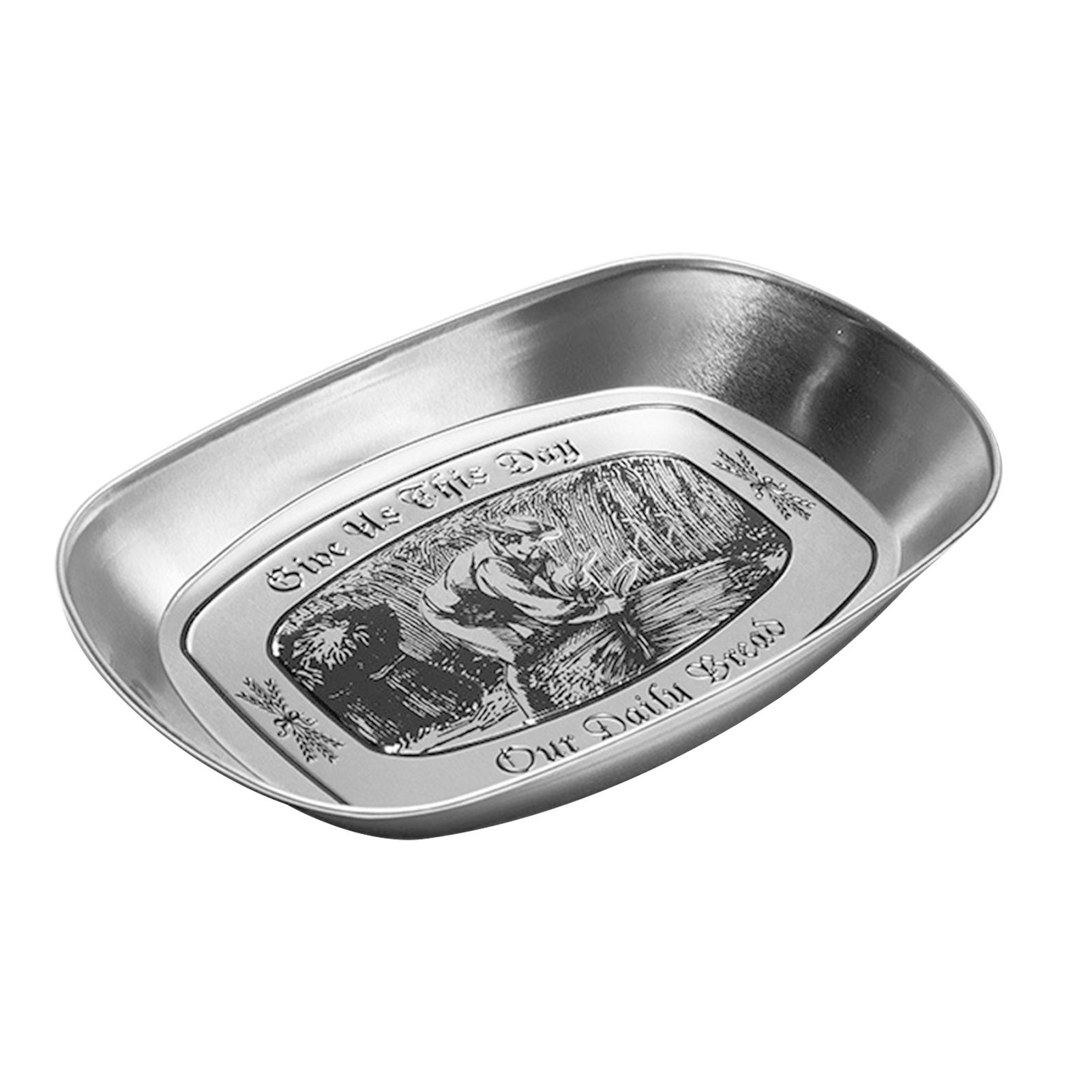 Camping Tinplate Outdoor Dinner Plate Multifunctional Kitchenware European Cutlery Portable Picnic Bowl Harvest Pattern - Image 8