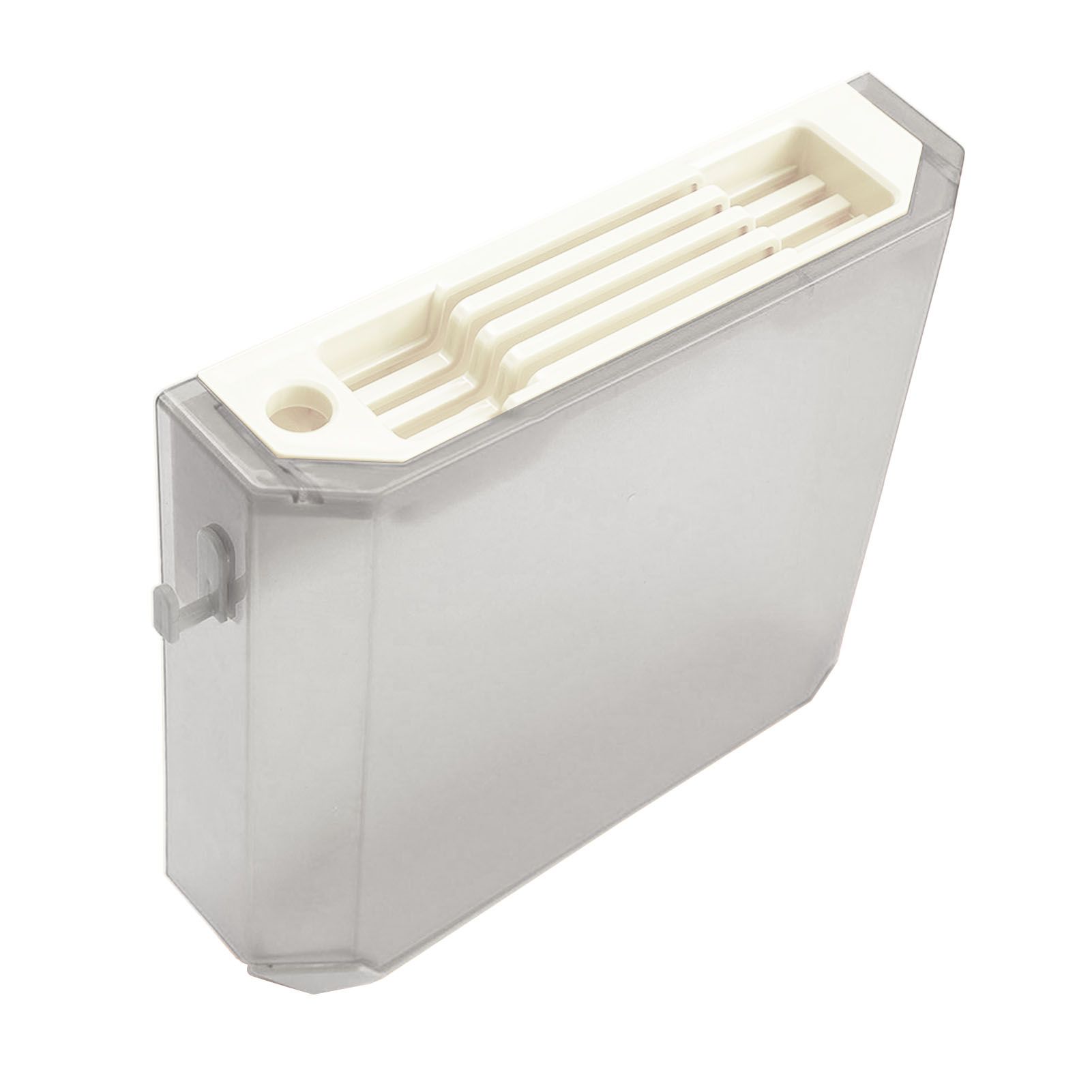 Kitchen Knife Holder Transparent PET Wall Mounted Storage Block Tools Hanging Rack Holder Shelf Gray - Image 3