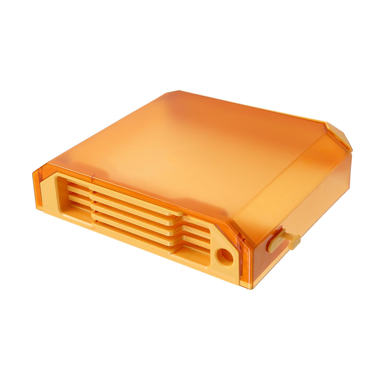 Kitchen Knife Holder Transparent PET Wall Mounted Storage Block Tools Hanging Rack Holder Shelf Yellow - Image 4