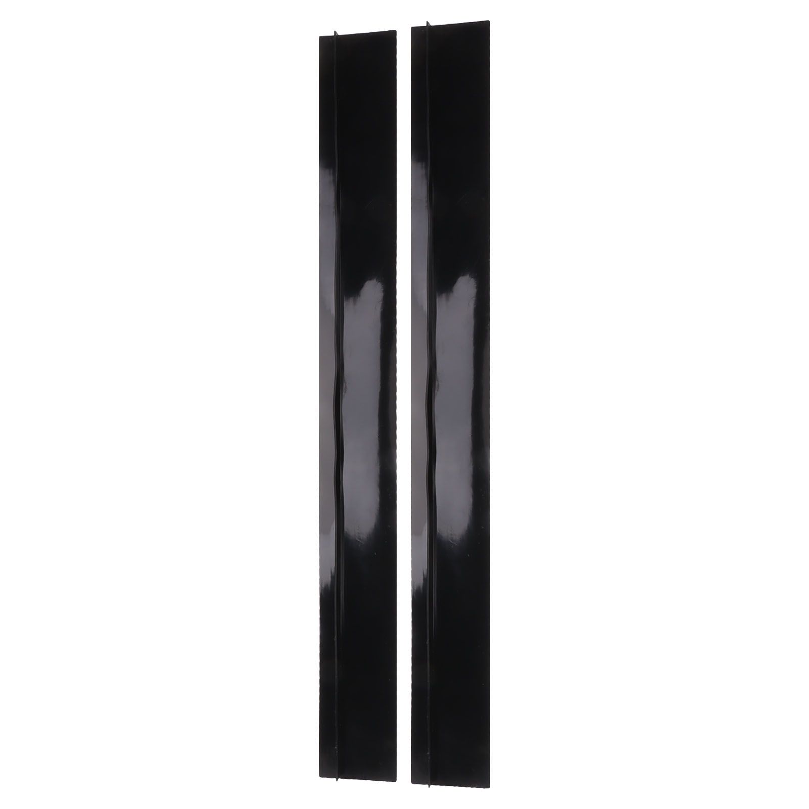2pcs Kitchen Wide Gap Filler Strip Anti Oil Sealing Strip T Shaped Silicone Stove Gap Covers for Kitchen Stovetop Cooktop Black 53.3cm / 21in - Image 2