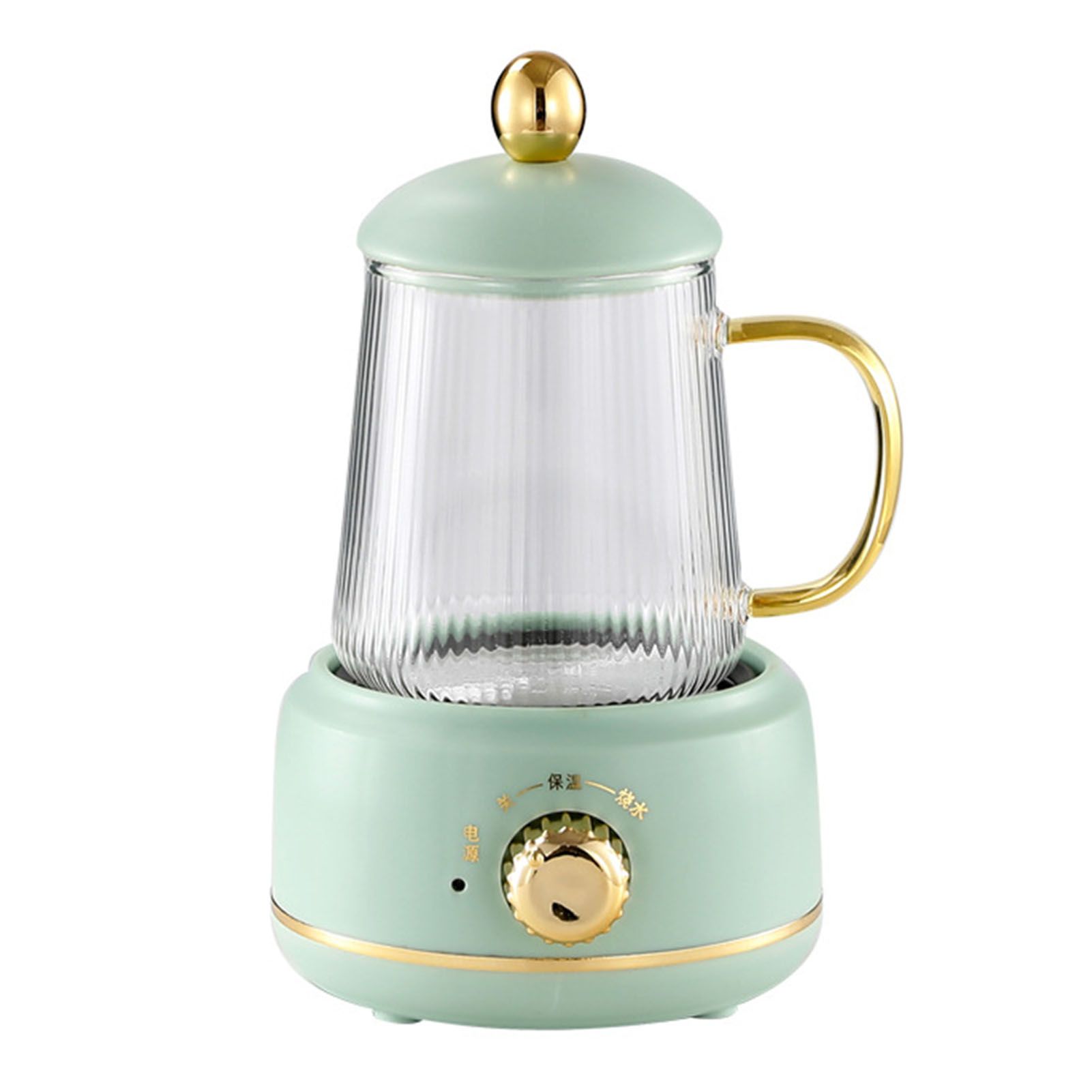 Portable Electric Kettle Stew Cup 450ML Health Cup Mini Slow Cooker Kettle Office Flower Teapot Split Tea Boiler AU Plug 220V Macaron 450ml - Image 1