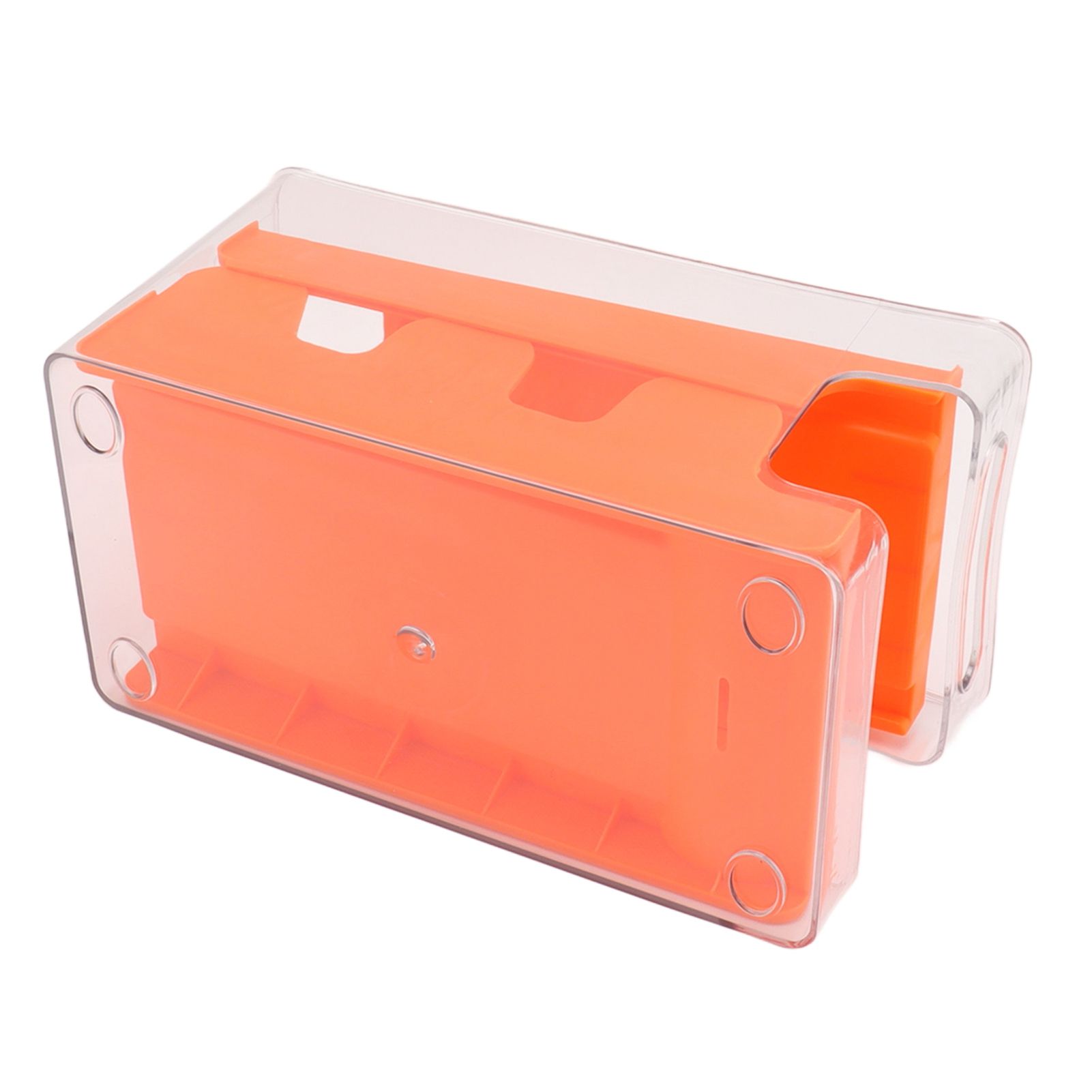 2 Tier Soda Can Rack Beverage Can Can Storage Holder Can Holder for Pantry Refrigerator Orange - Image 6
