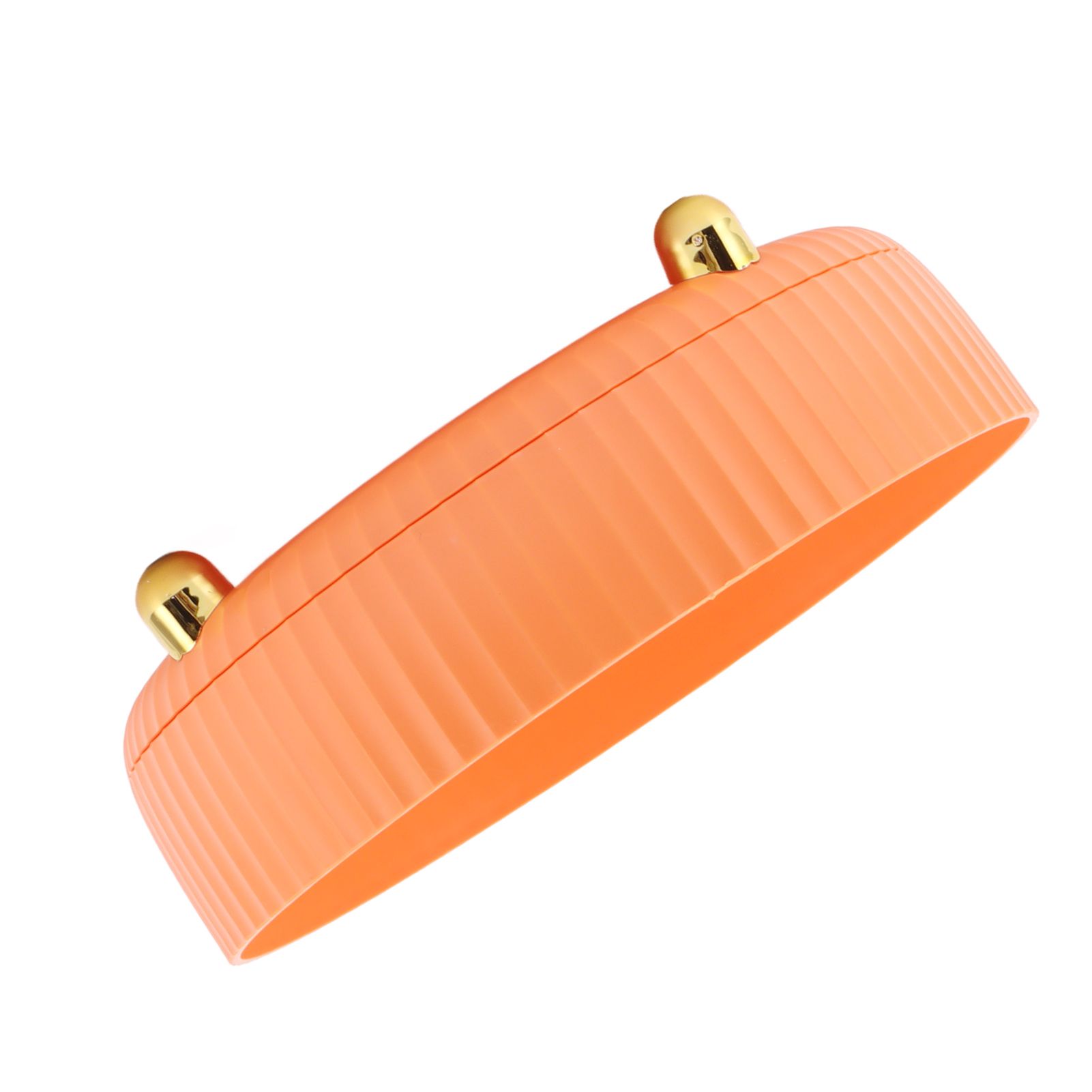 360 Degree Rotating Storage Rack Organizer Round Cosmetic Spice Rack Turntable for Kitchen Cabinet Pantry Small Orange - Image 7