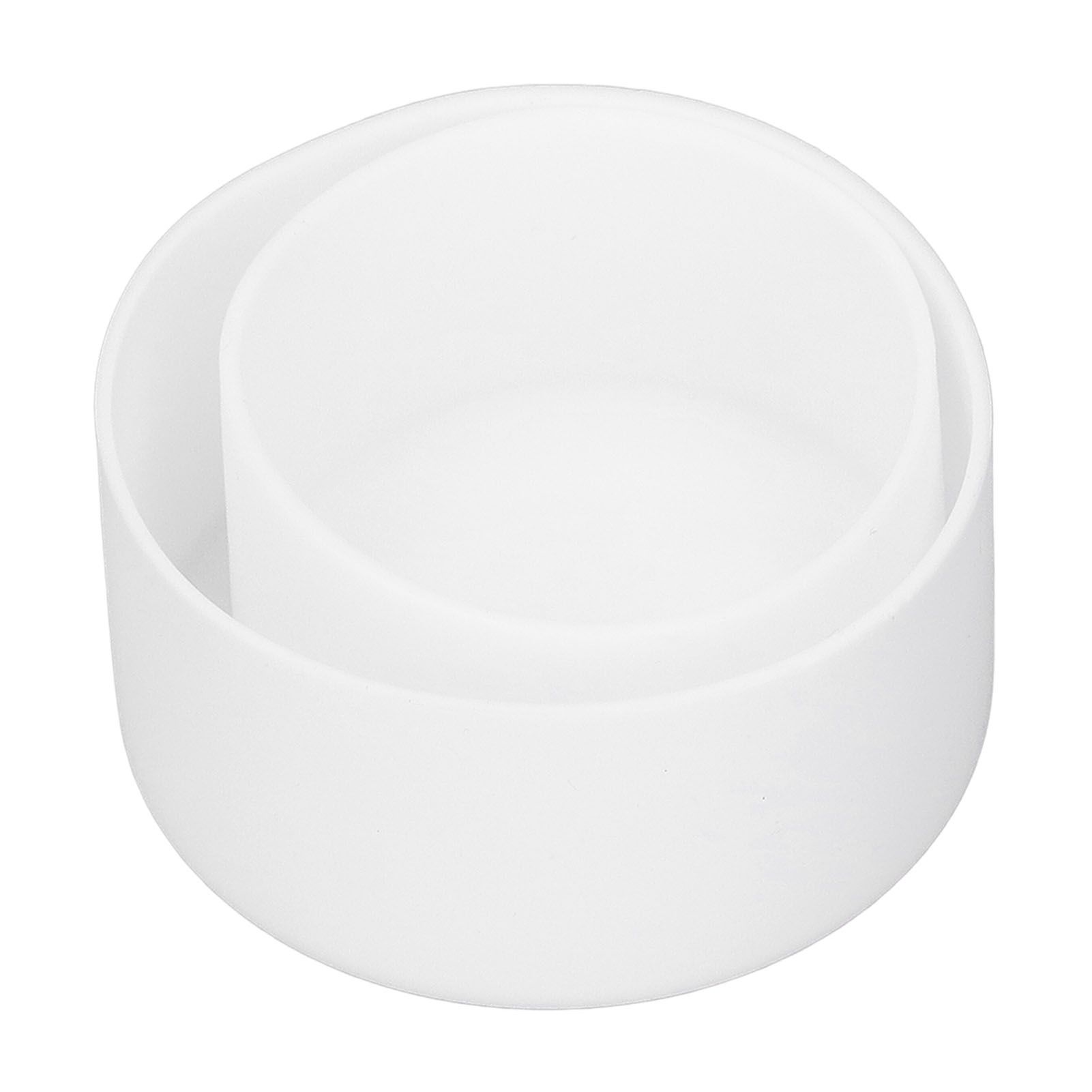 2Pcs Silicone Bumper Boot Protective Water Bottle Bottom Sleeve Cover for Space Thermal Cup White - Image 3