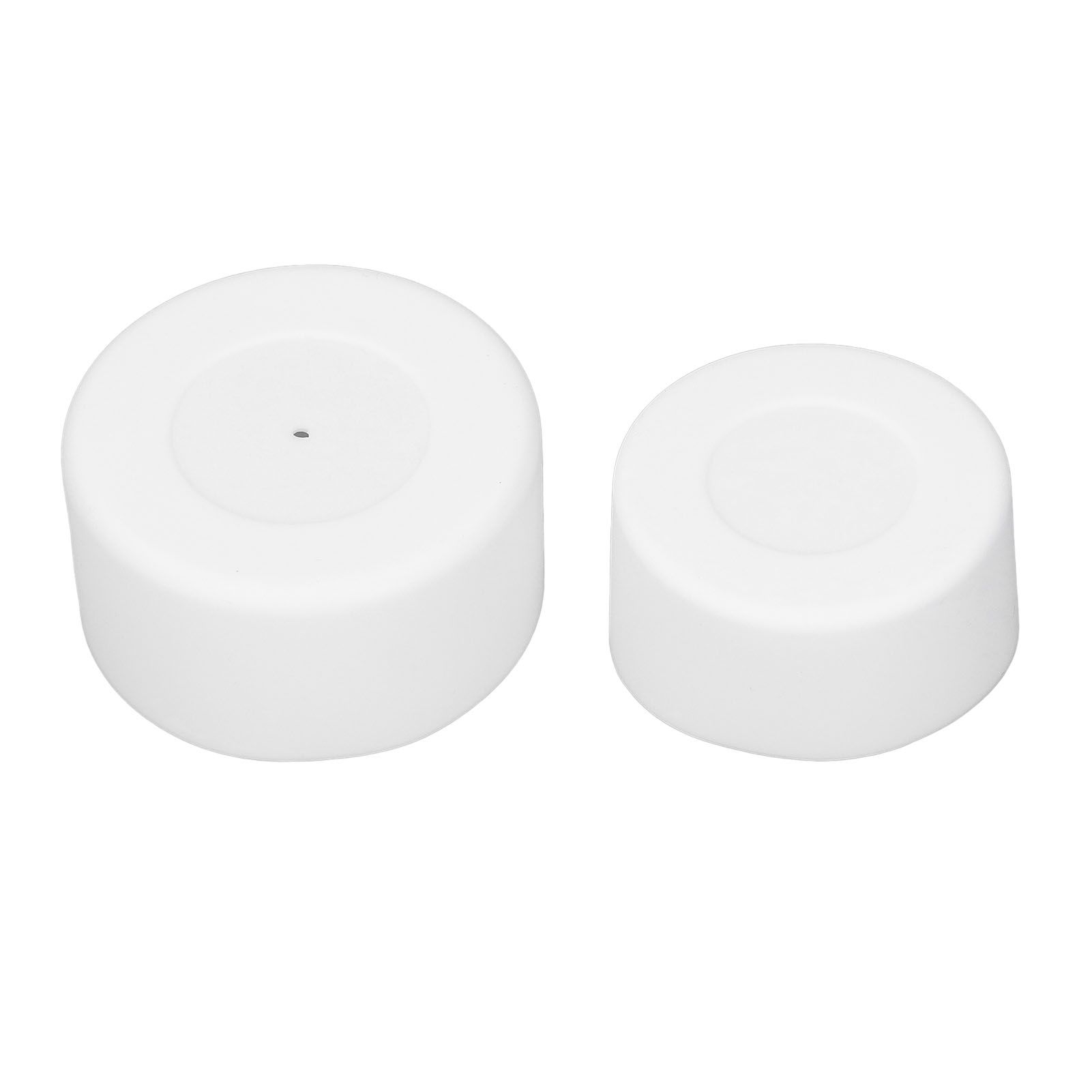 2Pcs Silicone Bumper Boot Protective Water Bottle Bottom Sleeve Cover for Space Thermal Cup White - Image 4