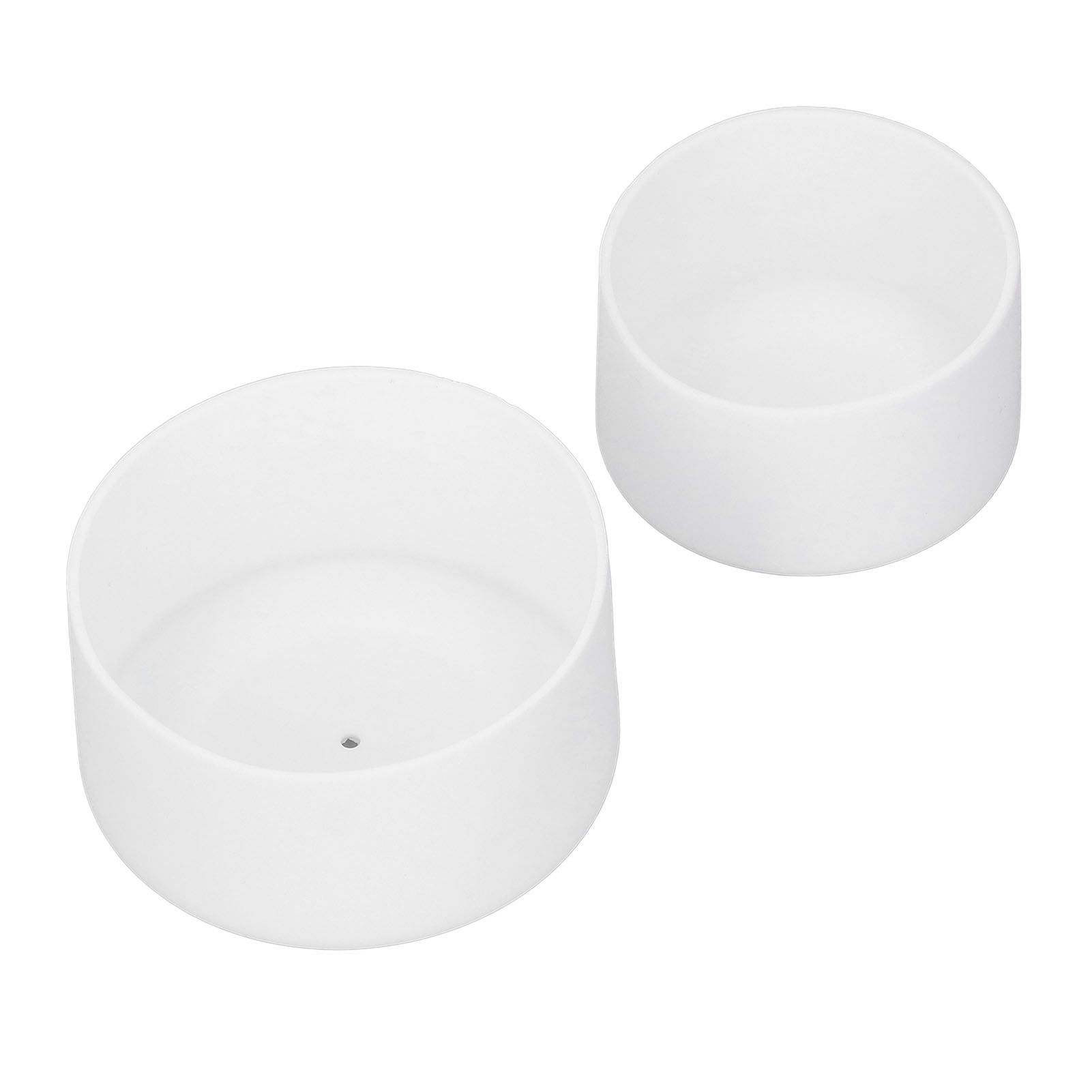 2Pcs Silicone Bumper Boot Protective Water Bottle Bottom Sleeve Cover for Space Thermal Cup White - Image 7
