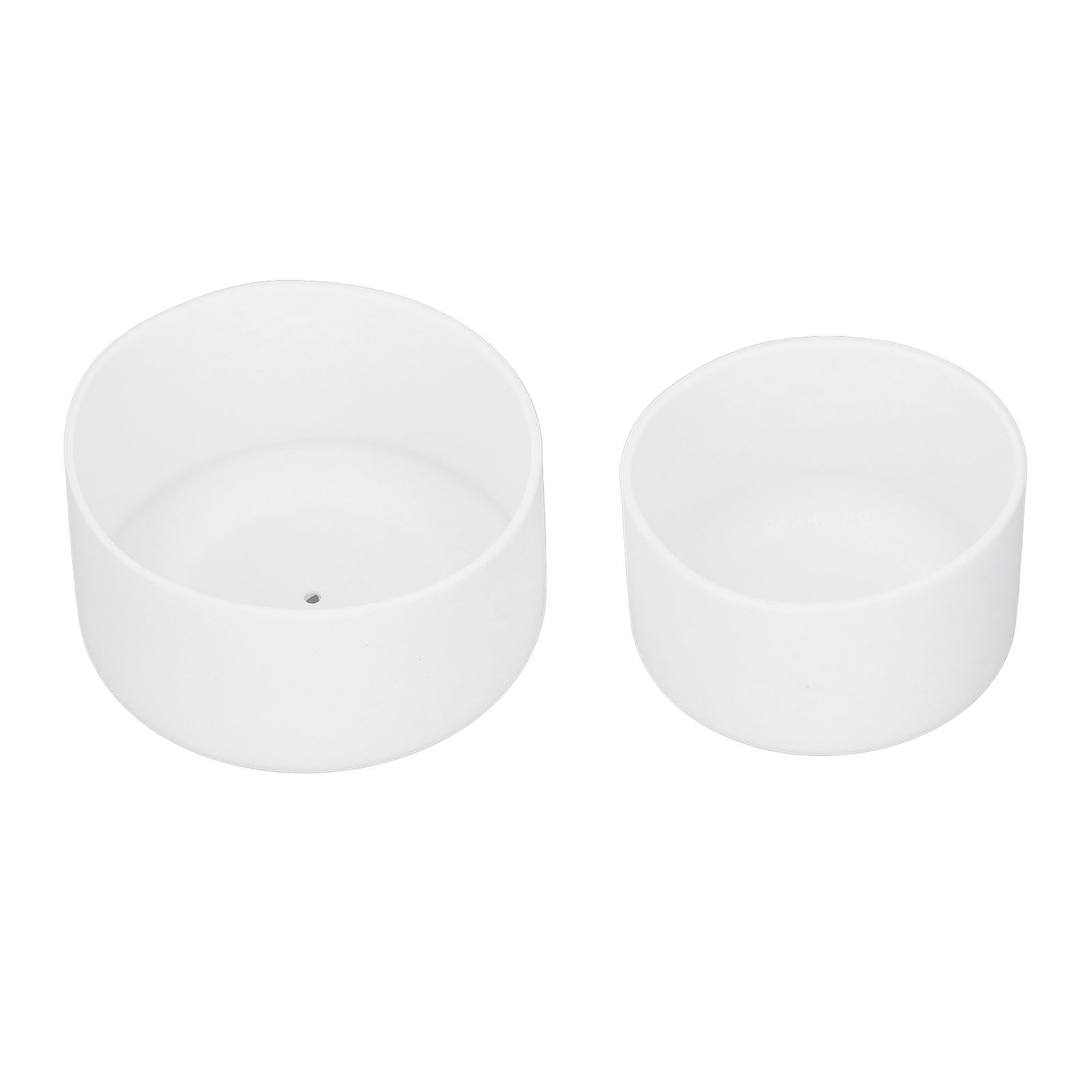 2Pcs Silicone Bumper Boot Protective Water Bottle Bottom Sleeve Cover for Space Thermal Cup White - Image 8