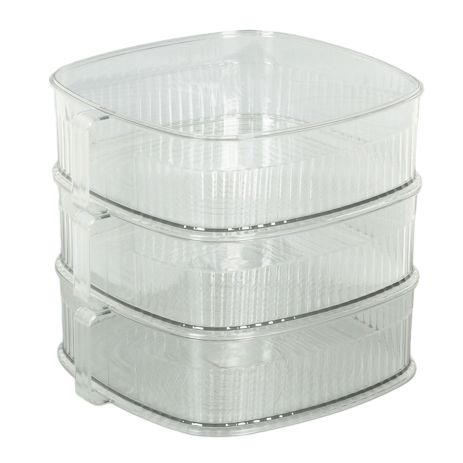 Transparent Dish Dust Cover Dustproof Multi Layer Dish Cover Multifunctional Food Cover 3 Layer - Image 3