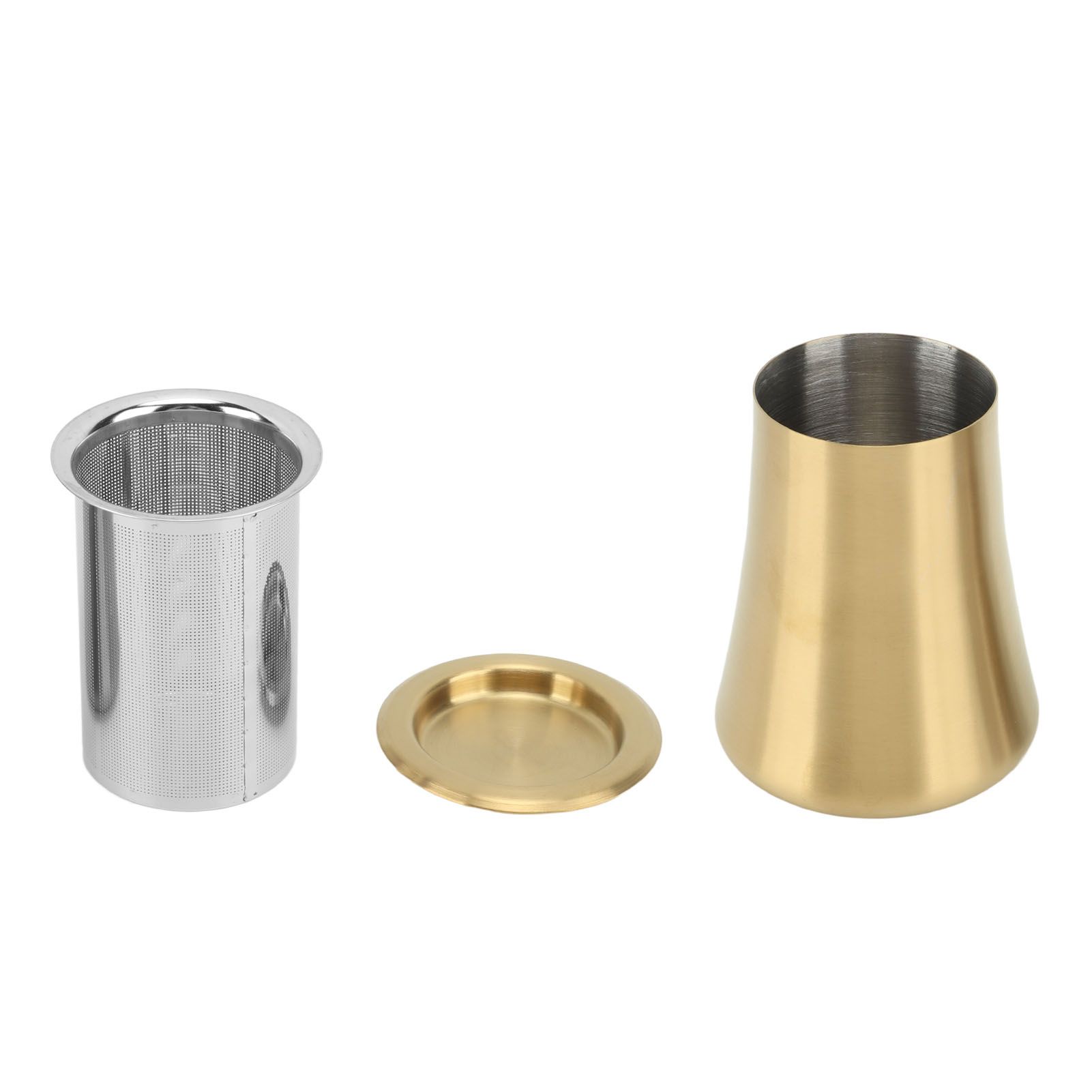 Coffee Sifter Cup Coffee Grind Sieve Fine Mesh Coffee Powder Sieve Cup 304 Stainless Steel Coffee Making Accessory for Home Gold - Image 6