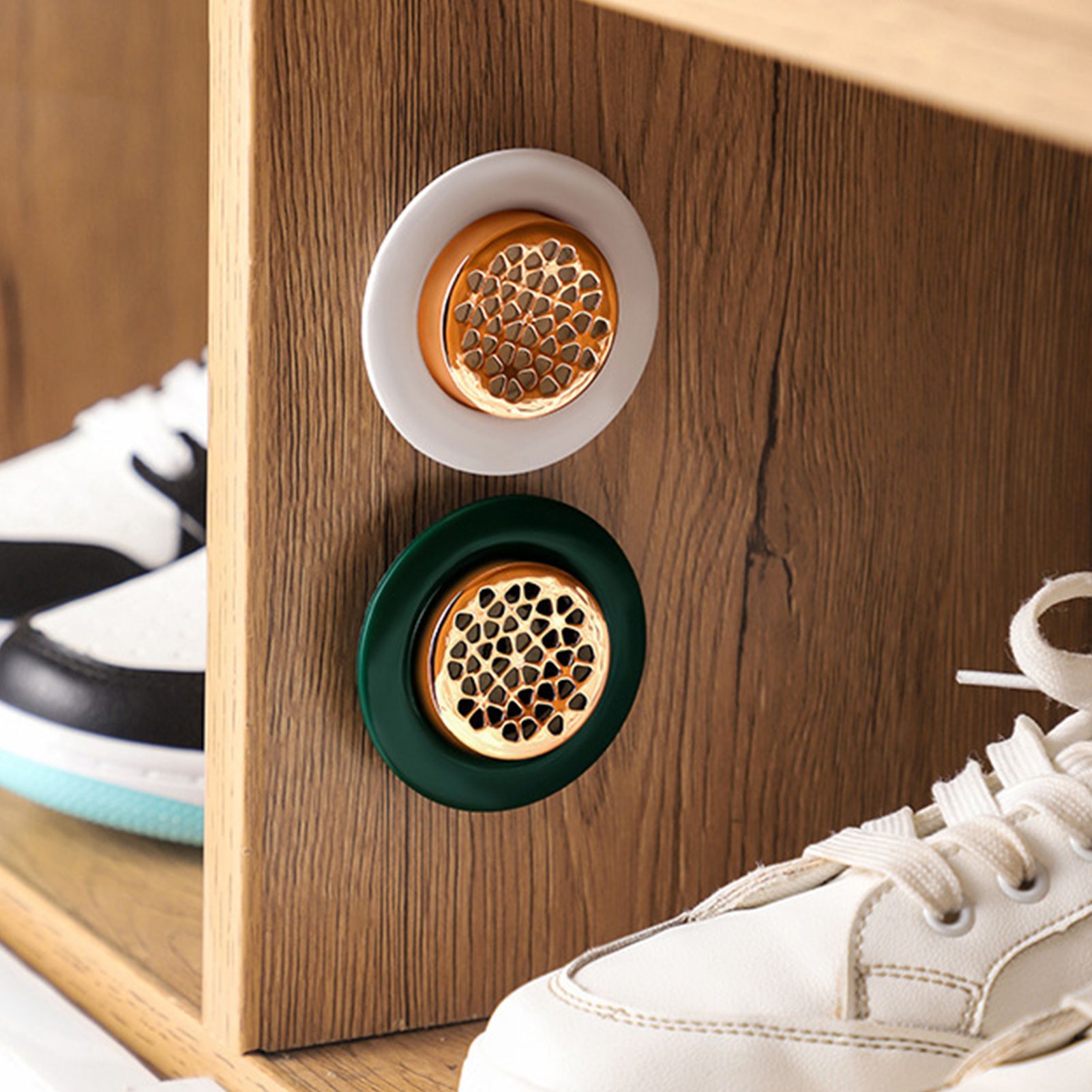 Solid Air Freshener Punching Free Long Lasting Modern Delicate Air Aromatherapy Deodorizers for Bathroom Shoes Cabinet White - Image 8