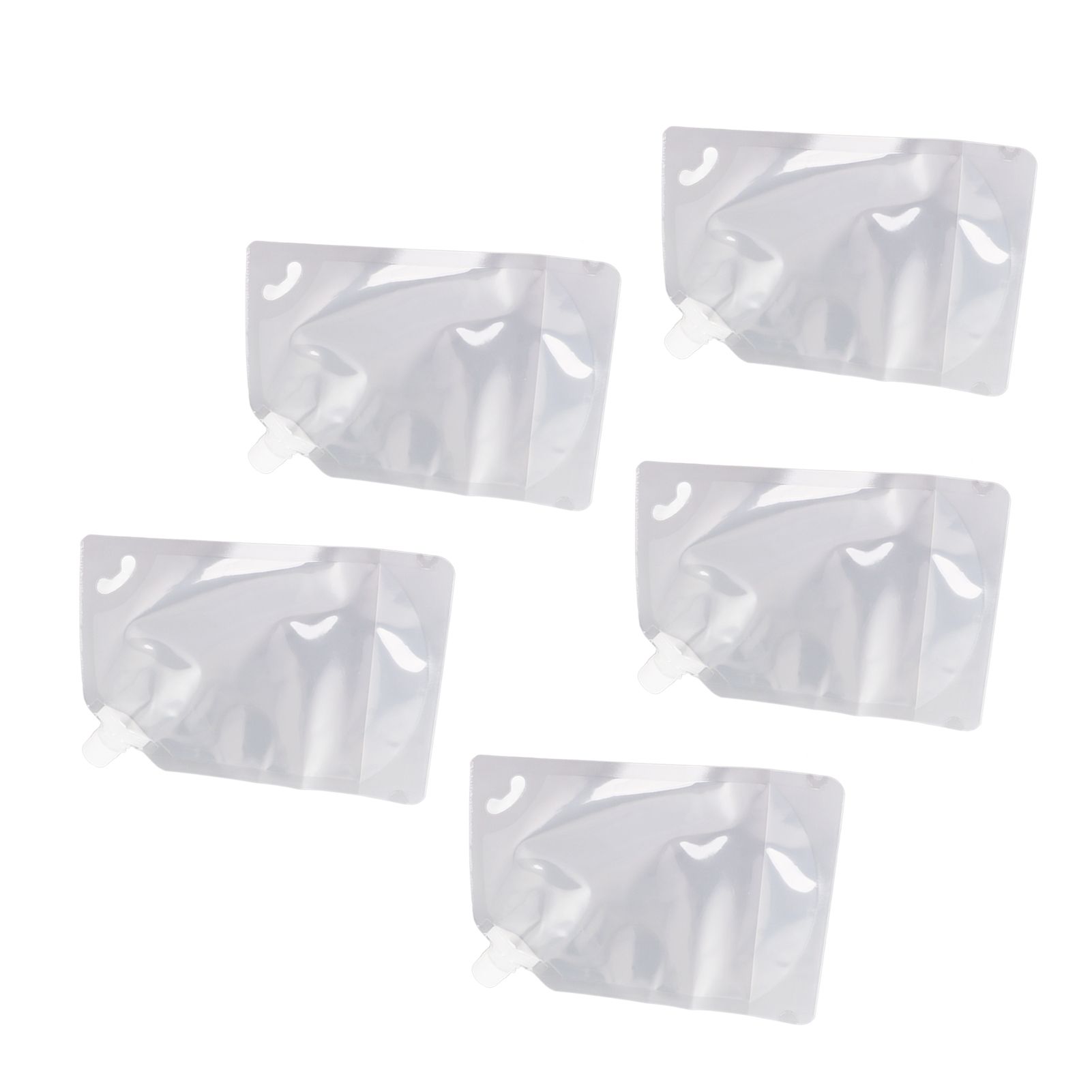 5Pcs Grain Sealed Storage Bag Reusable Transparent Grain Storage Bag for Rice Cereals Flour Nuts 1kg - Image 2