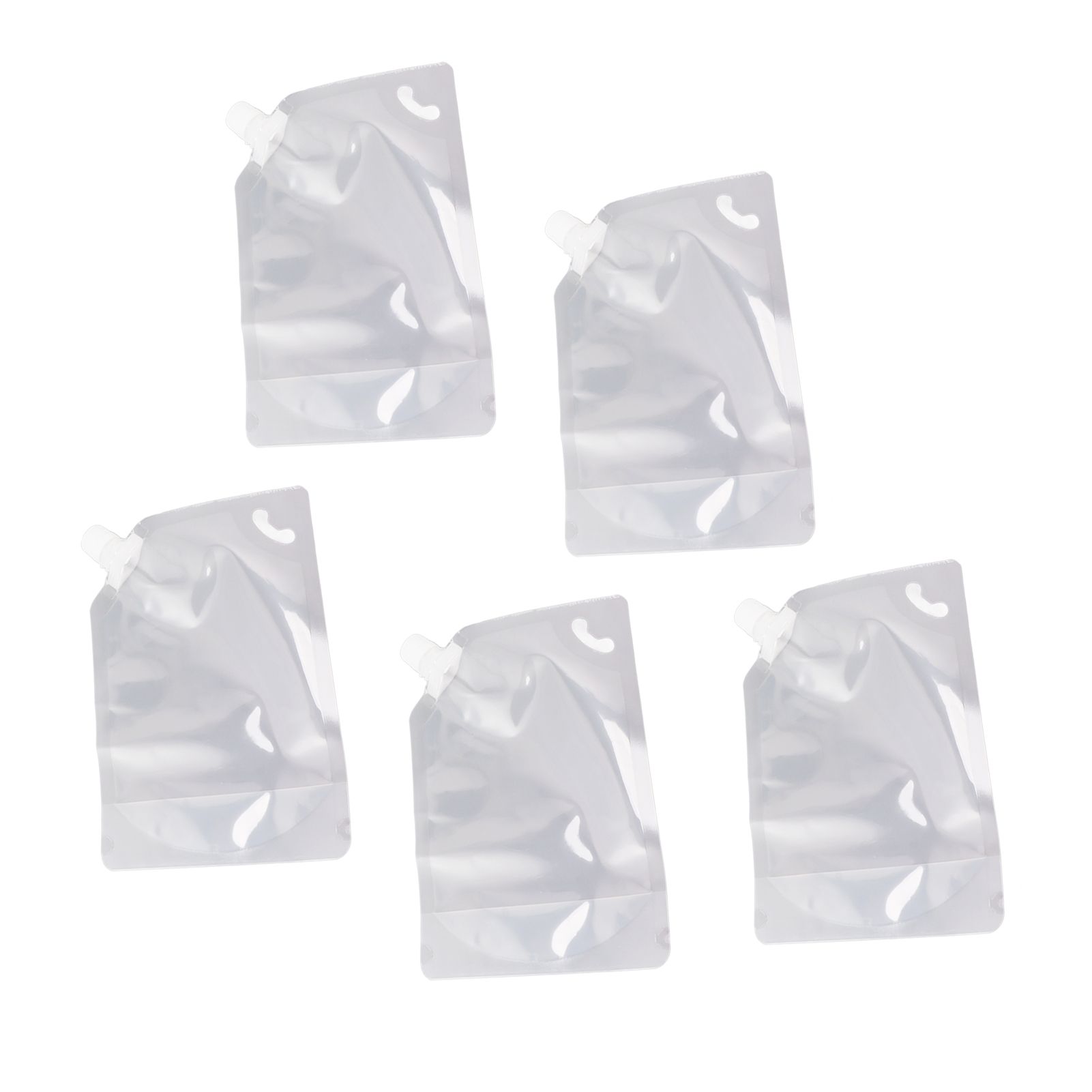 5Pcs Grain Sealed Storage Bag Reusable Transparent Grain Storage Bag for Rice Cereals Flour Nuts 1kg - Image 3