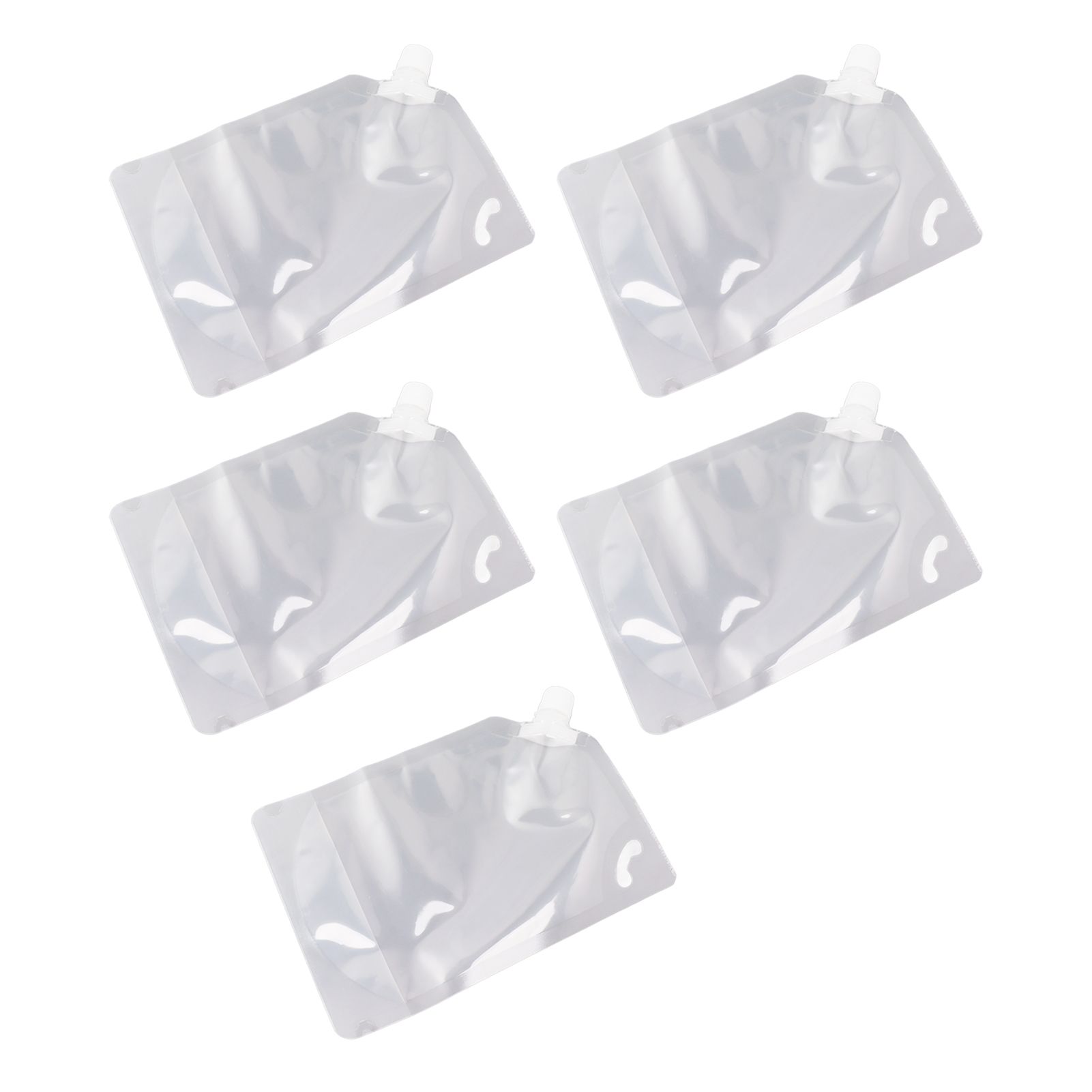 5Pcs Grain Sealed Storage Bag Reusable Transparent Grain Storage Bag for Rice Cereals Flour Nuts 1kg - Image 4