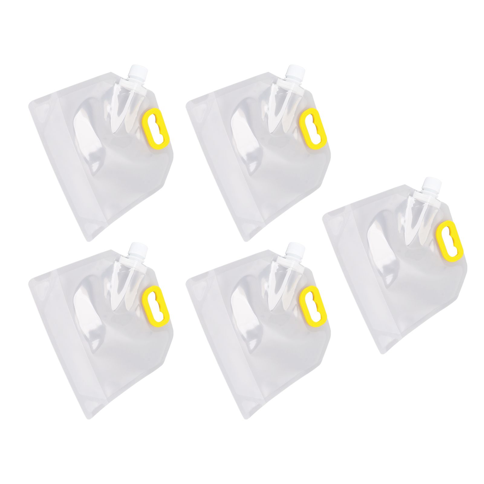 5Pcs Grain Sealed Storage Bag Reusable Transparent Grain Storage Bag for Rice Cereals Flour Nuts 1.5kg - Image 2