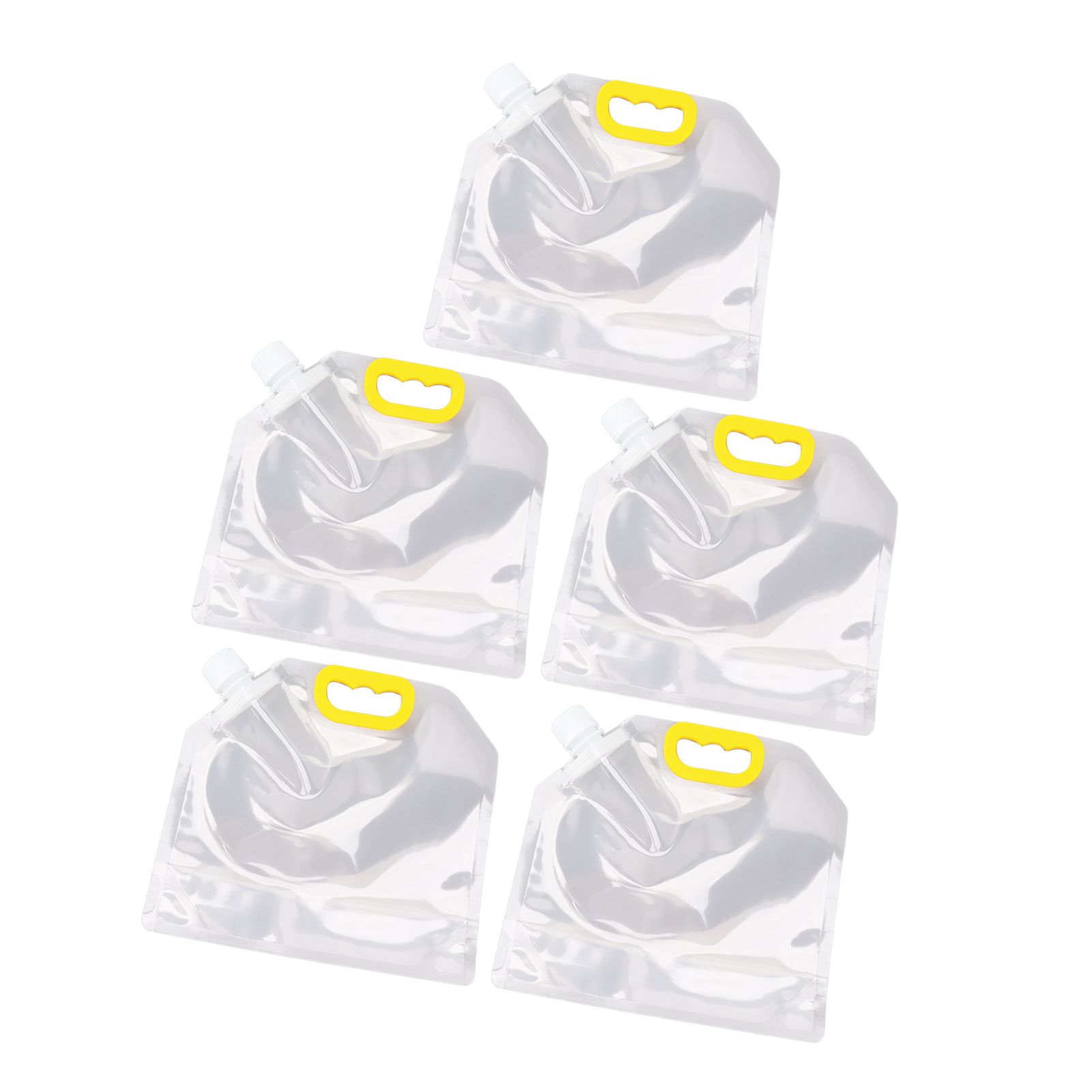 5Pcs Grain Sealed Storage Bag Reusable Transparent Grain Storage Bag for Rice Cereals Flour Nuts 1.5kg - Image 8