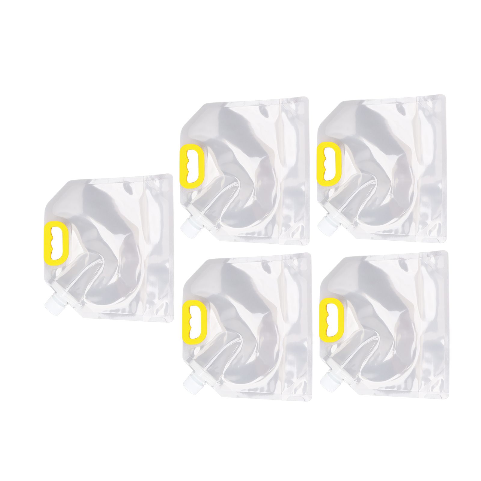 5Pcs Grain Sealed Storage Bag Reusable Transparent Grain Storage Bag for Rice Cereals Flour Nuts 2.5kg - Image 6