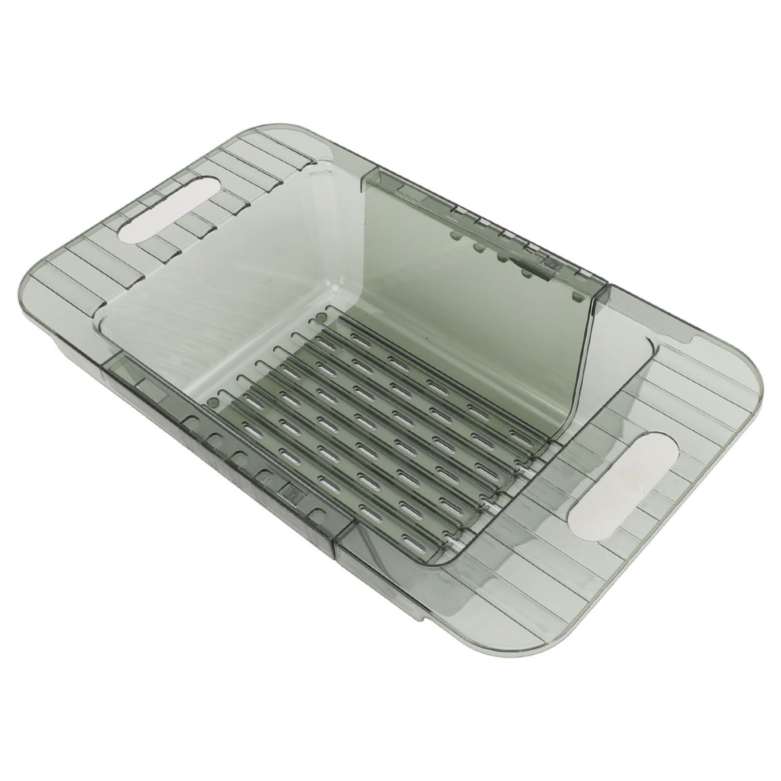 Kitchen Sink Fruit Vegetable Strainer Modern Minimalist PET Kitchen Telescopic Drain Rack Plastic Sink Filter Green - Image 8