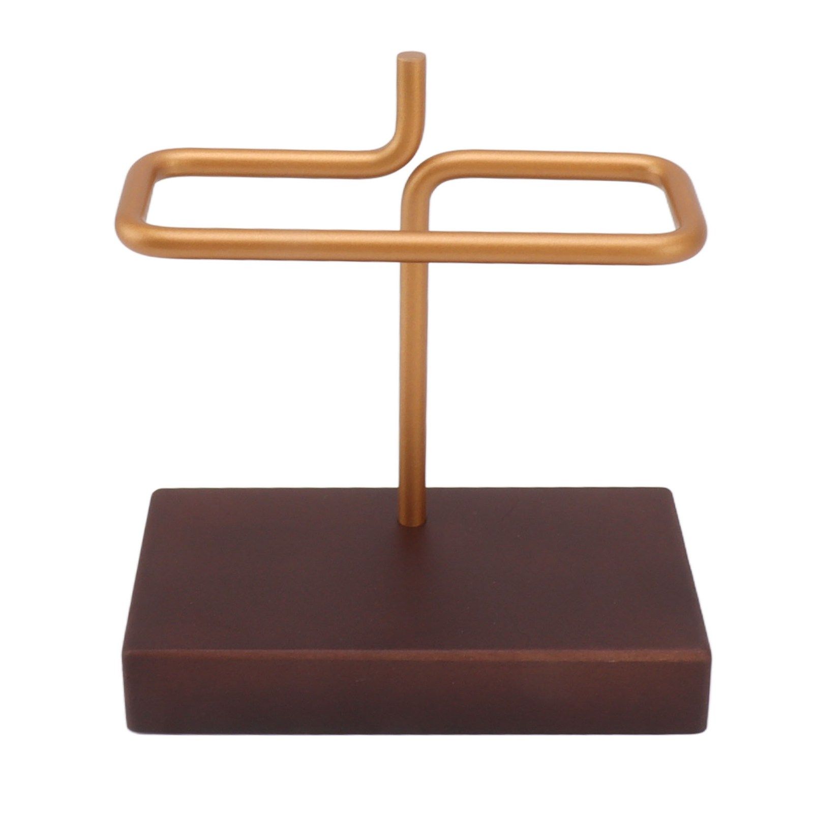 Coffee Filter Holder Wooden Hand Drip Coffee Filter Paper Stand for Home Cafe Bars Walnut Wood - Image 1