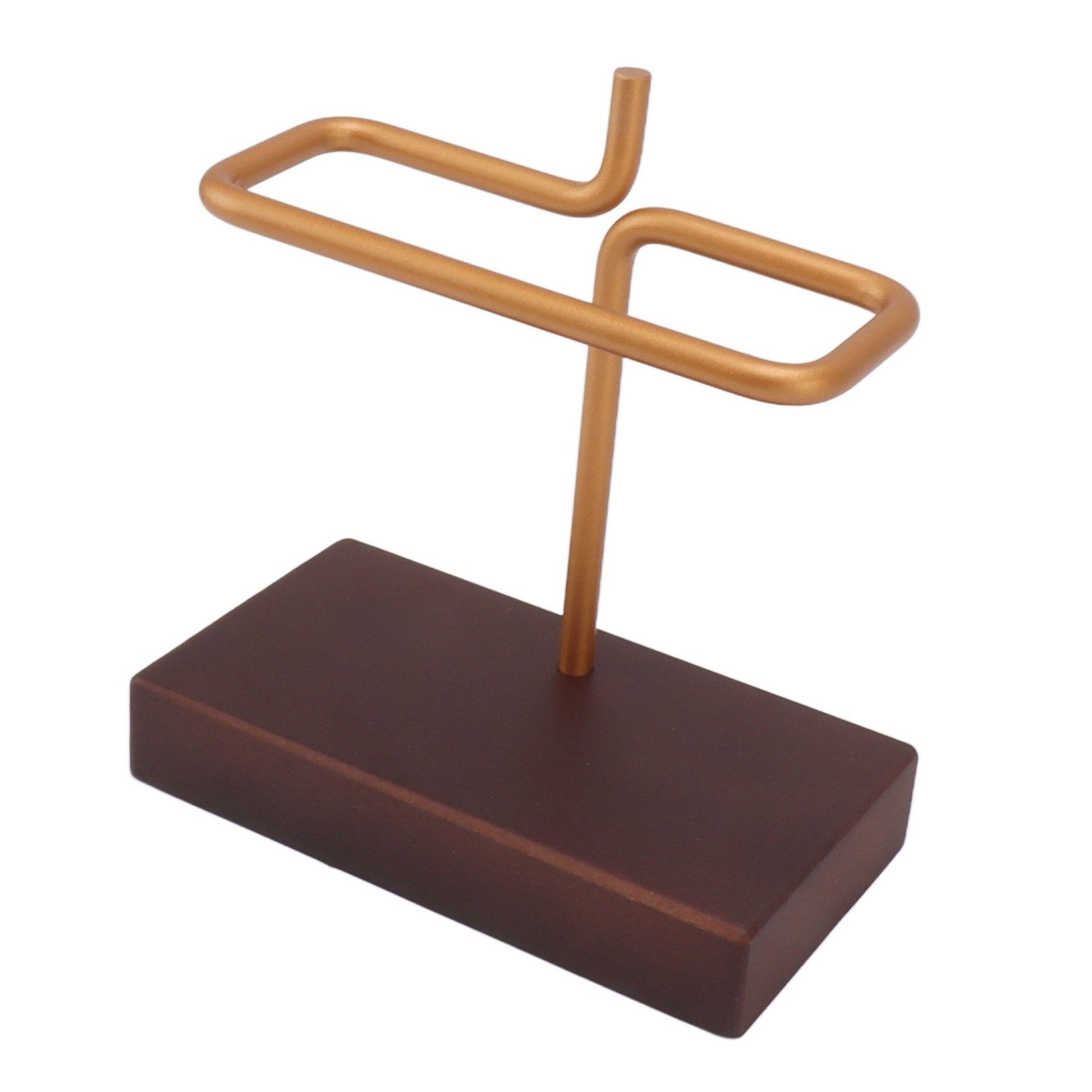 Coffee Filter Holder Wooden Hand Drip Coffee Filter Paper Stand for Home Cafe Bars Walnut Wood - Image 2