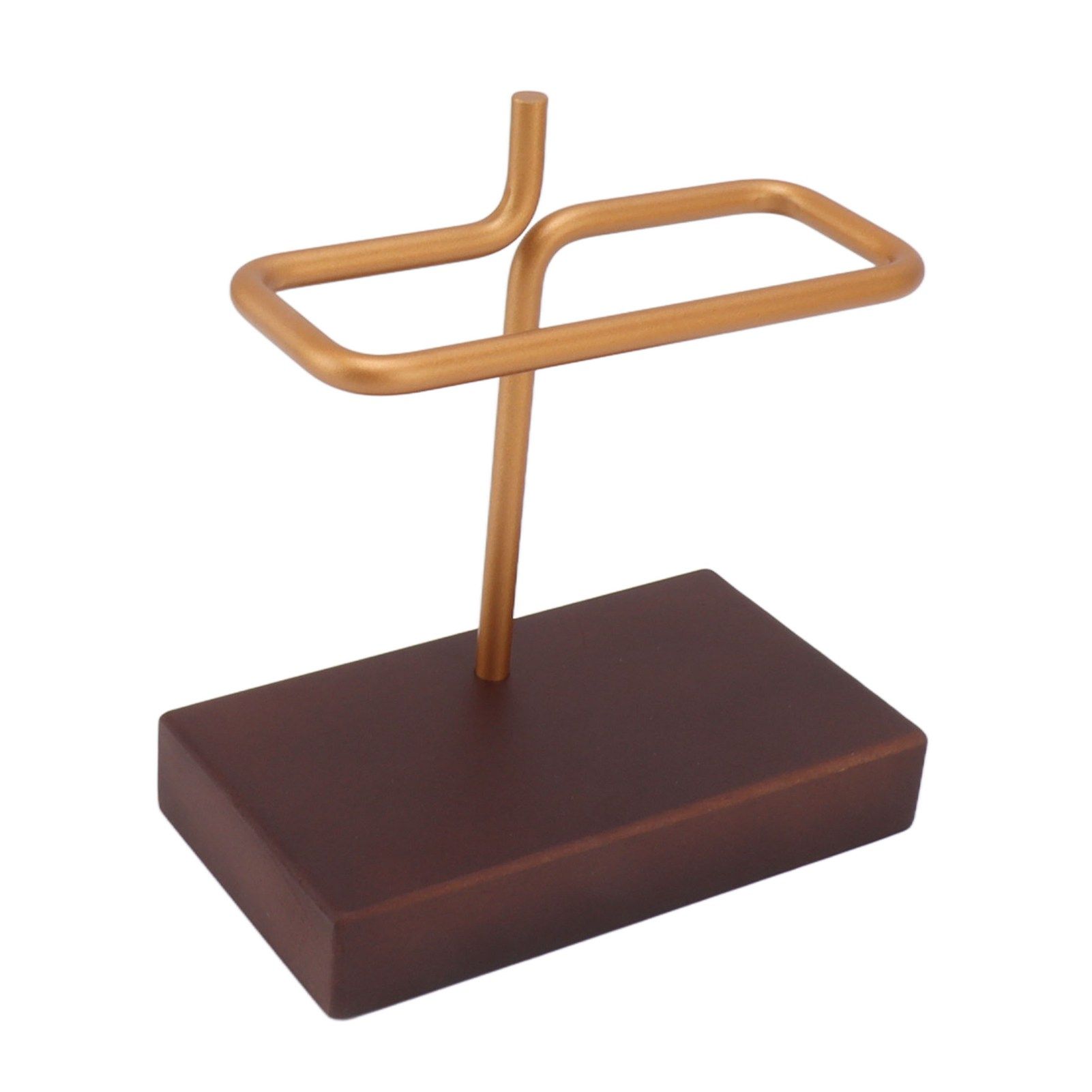 Coffee Filter Holder Wooden Hand Drip Coffee Filter Paper Stand for Home Cafe Bars Walnut Wood - Image 3