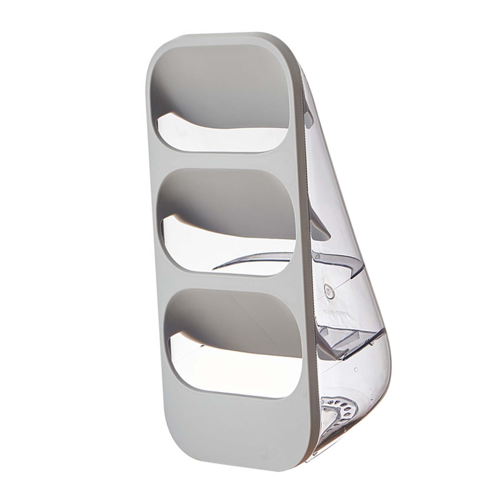 3 Layer Chopsticks Knife Storage Rack Holder Waterproof Knife Storage Drainage Bracket Container Gray - Image 4