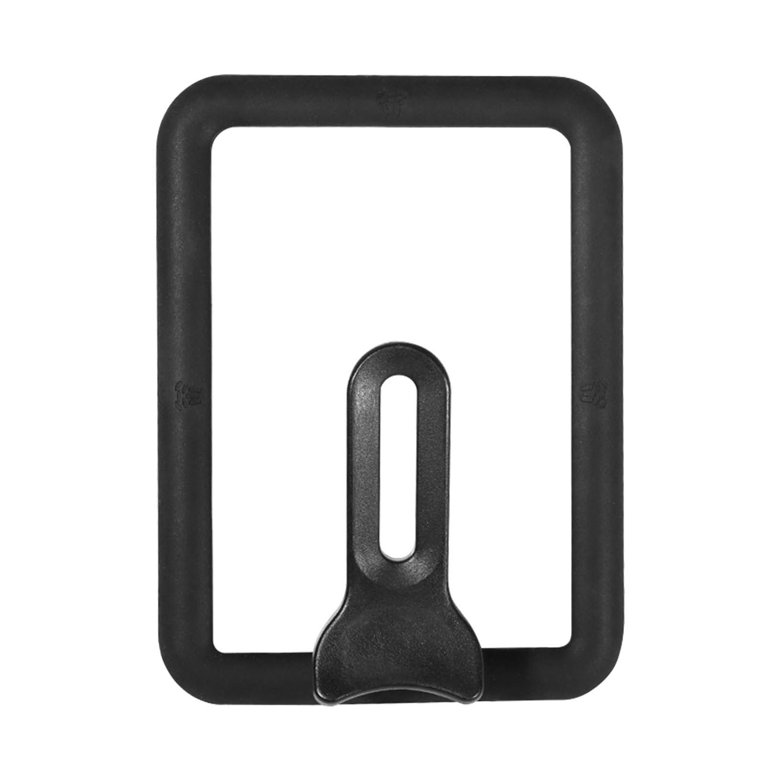 Rectangle Glass Pot Cover Thickened Standable Visible Silicone Rectangle Pan Lid Black 13 X 18cm / 5.1 X 7.1in - Image 1