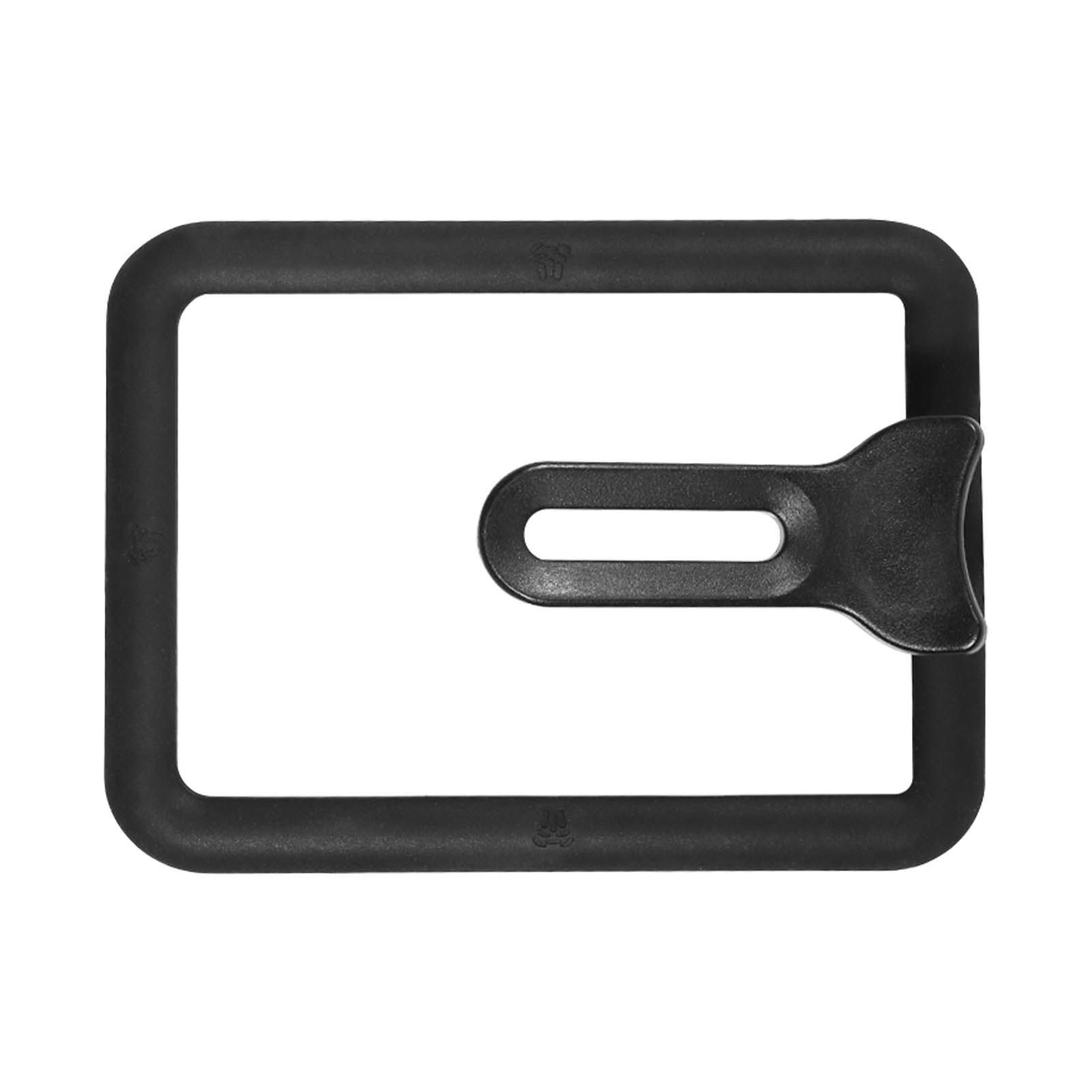 Rectangle Glass Pot Cover Thickened Standable Visible Silicone Rectangle Pan Lid Black 15 X 18cm / 5.9 X 7.1in - Image 4
