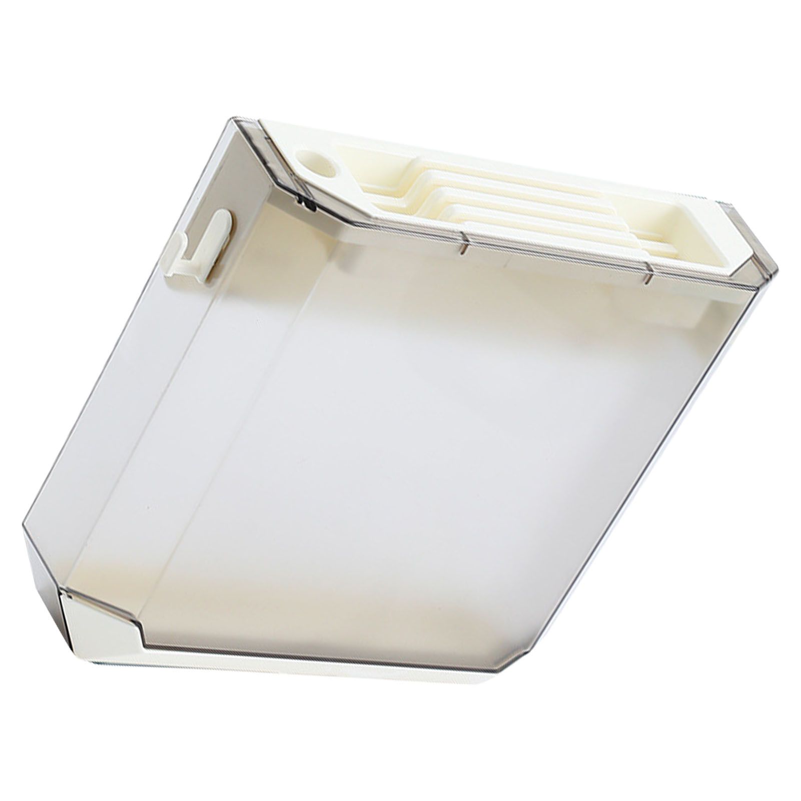 Wall Mounted Knife Holder Ultrathin Plastic Installation Box Storage Rack for Kitchen Gray - Image 3