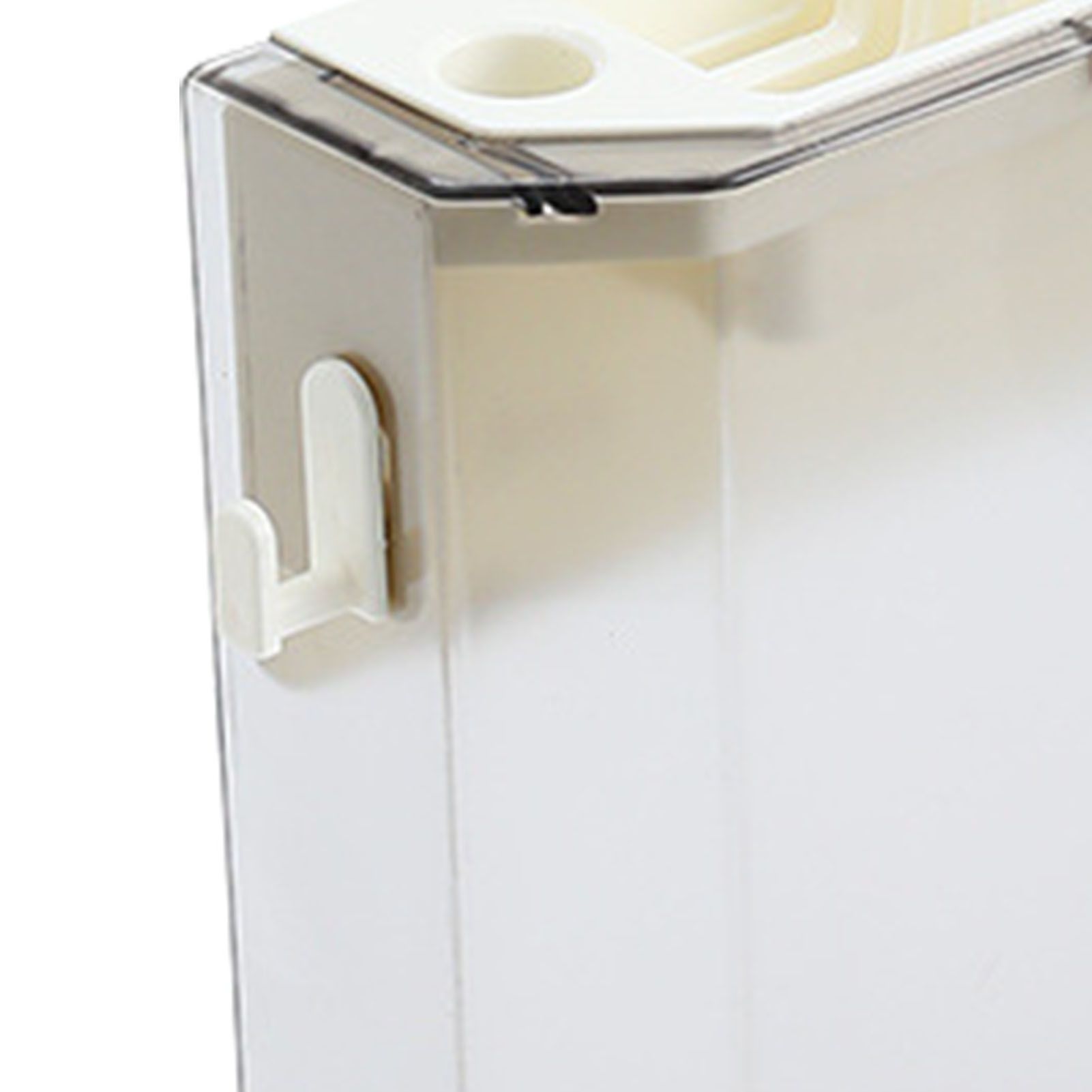 Wall Mounted Knife Holder Ultrathin Plastic Installation Box Storage Rack for Kitchen Gray - Image 8