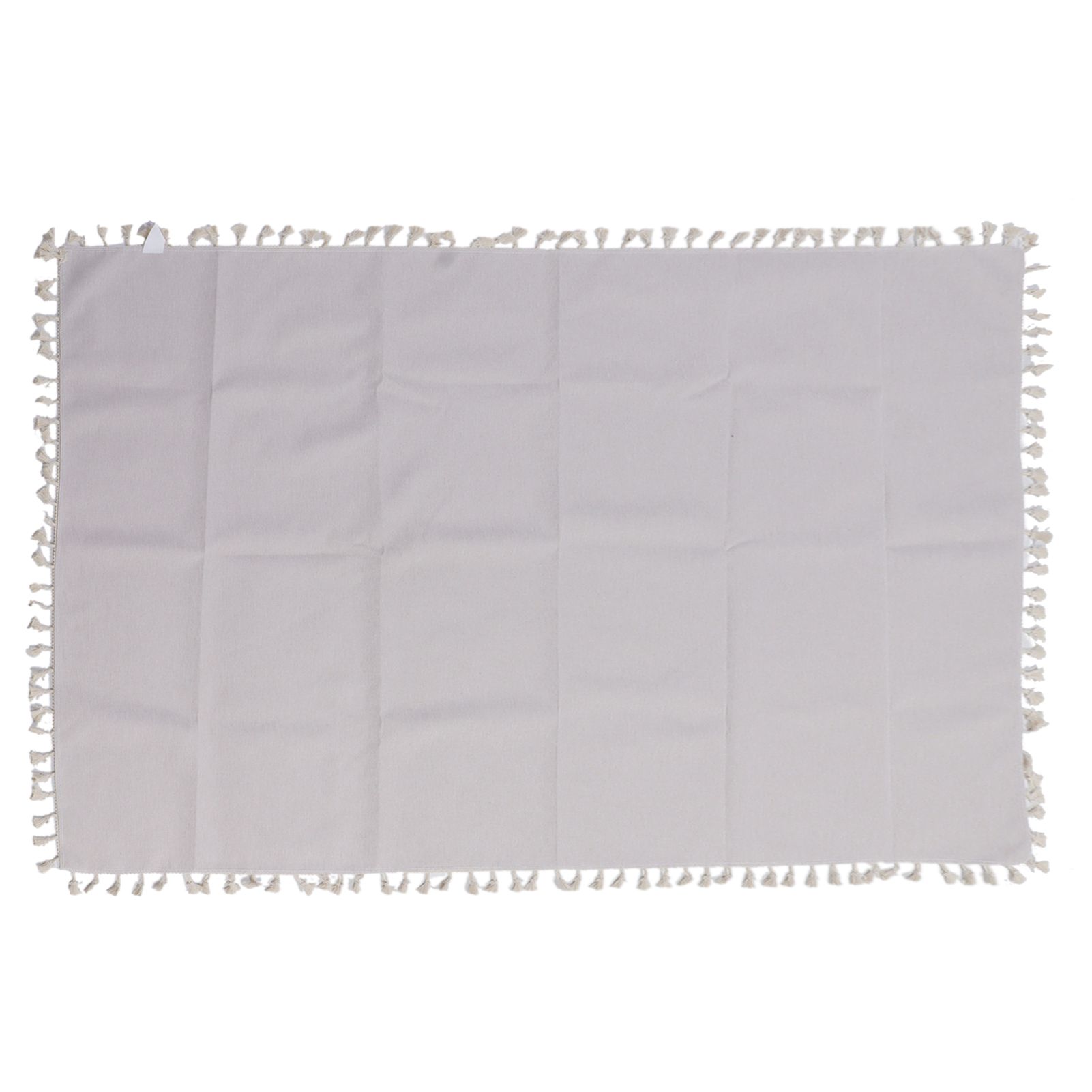 Cotton Linen Tablecloths Waterproof Oilproof Washable Wrinkle Free Tassels Rectangle Dining Table Cloth for Dining Room - Image 1