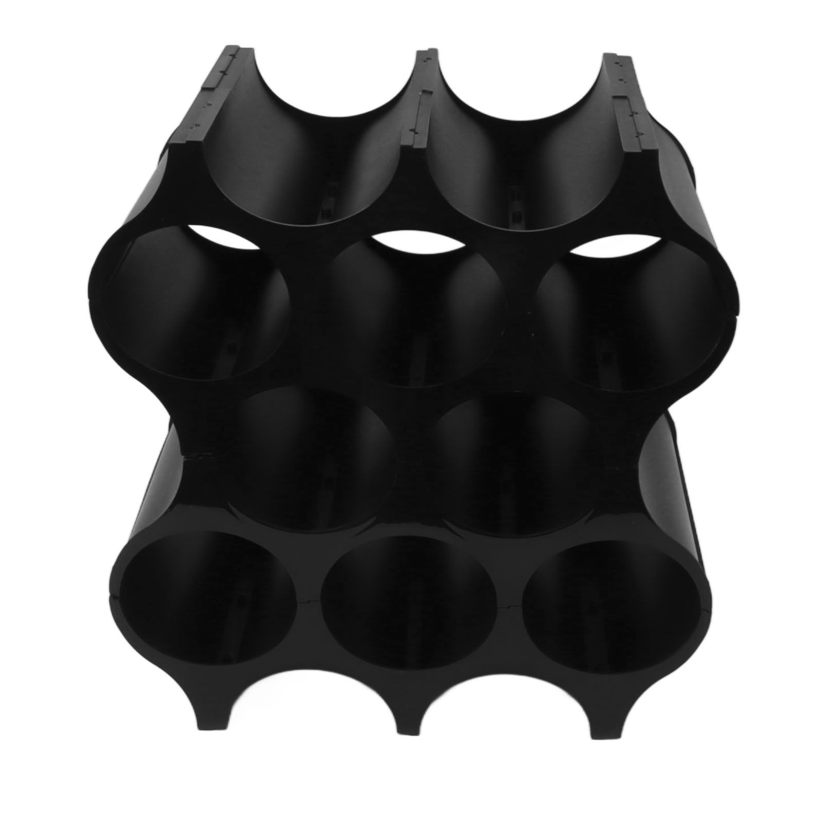 4Pcs Black Red Wine Bottle Rack Holder Simple Looking Decorative Wine Bottle Rack Organizer for Pantry Cabinet - Image 3