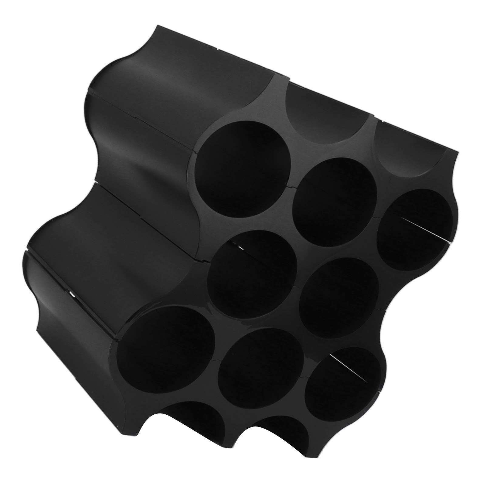 4Pcs Black Red Wine Bottle Rack Holder Simple Looking Decorative Wine Bottle Rack Organizer for Pantry Cabinet - Image 6