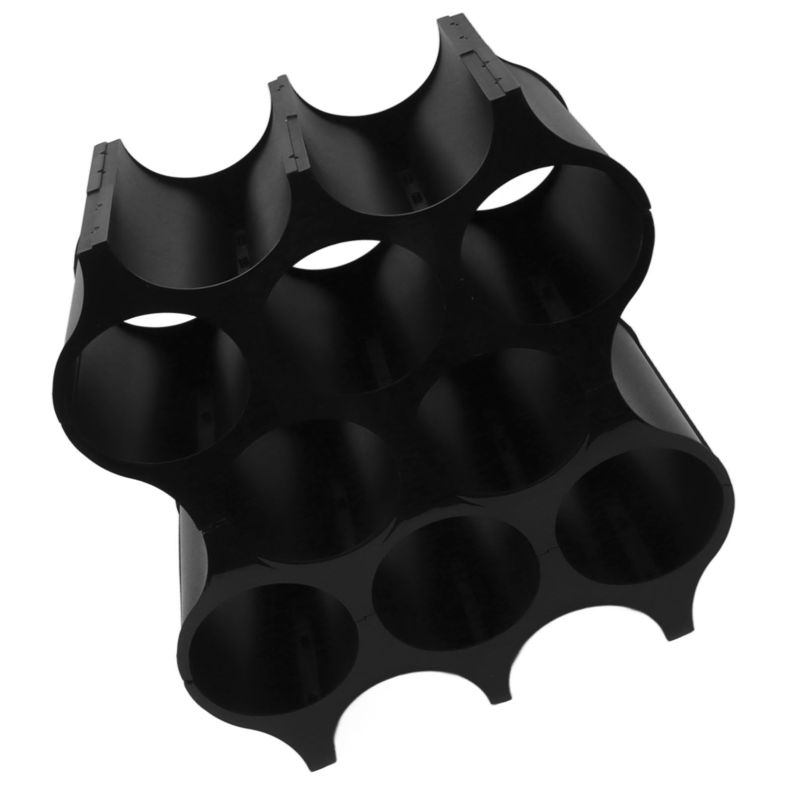 4Pcs Black Red Wine Bottle Rack Holder Simple Looking Decorative Wine Bottle Rack Organizer for Pantry Cabinet - Image 7