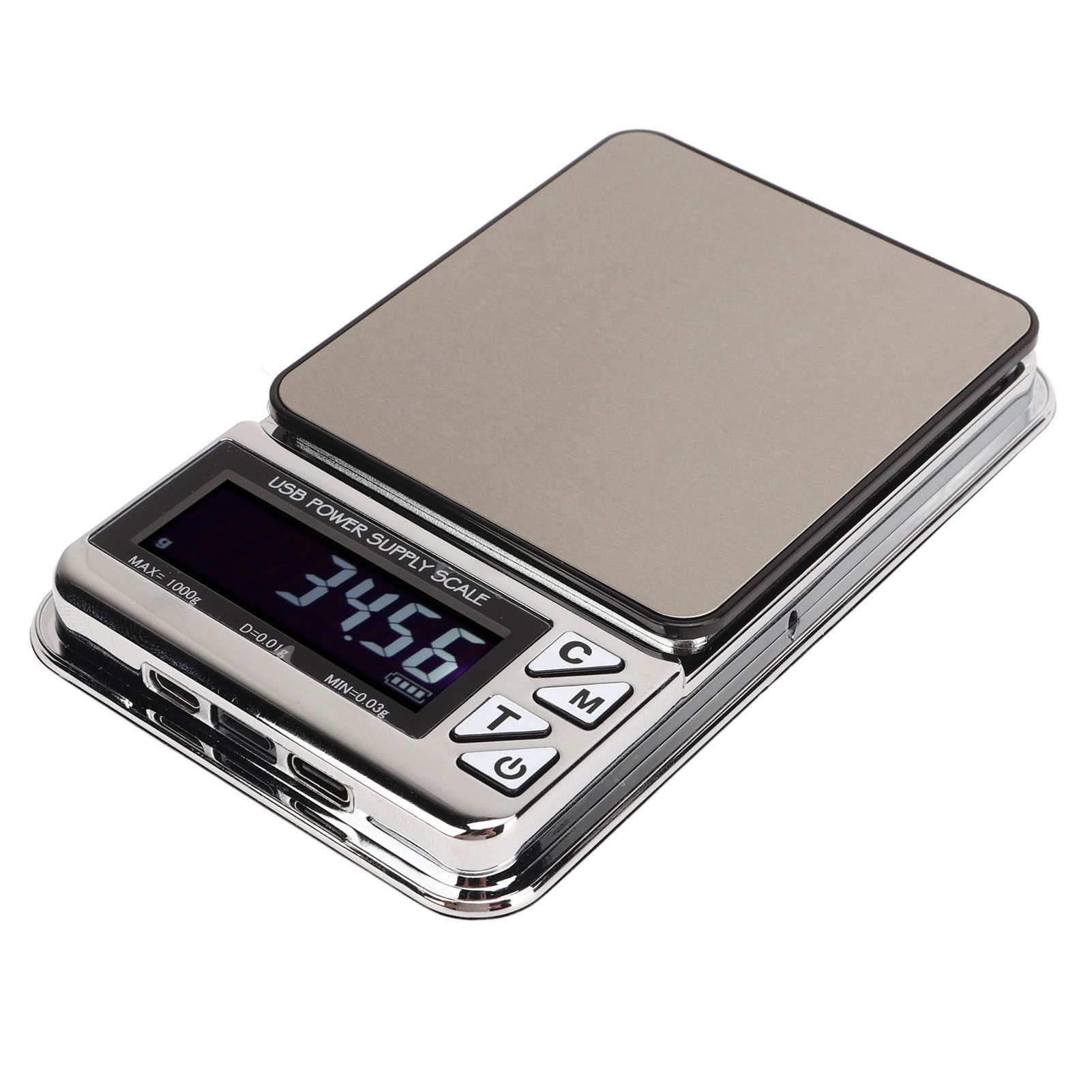 USB Electric Jewelry Flat Weighing Scale Electronic Kitchen Food Coffee Weighing Scale 200mAh - Image 1