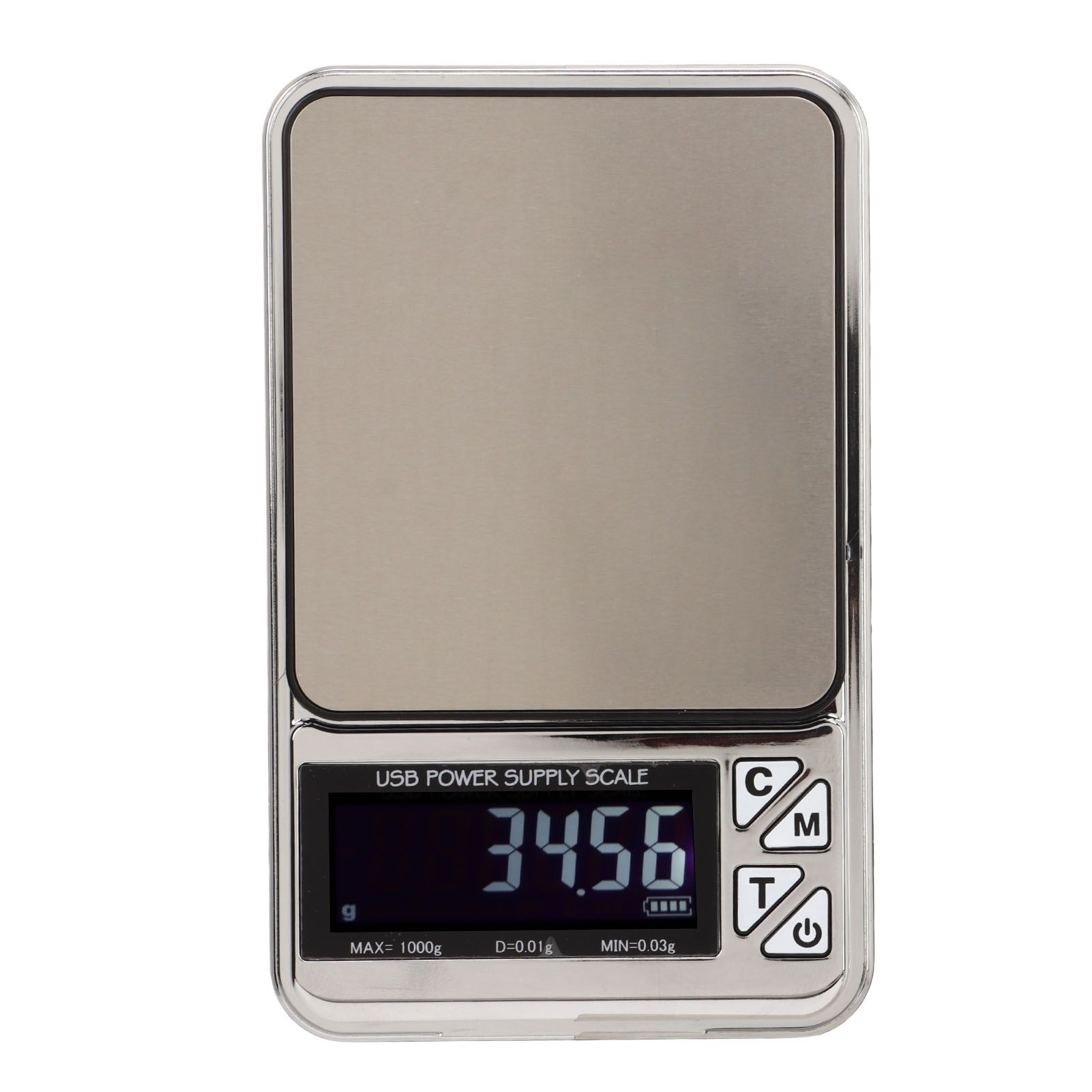 USB Electric Jewelry Flat Weighing Scale Electronic Kitchen Food Coffee Weighing Scale 200mAh - Image 3