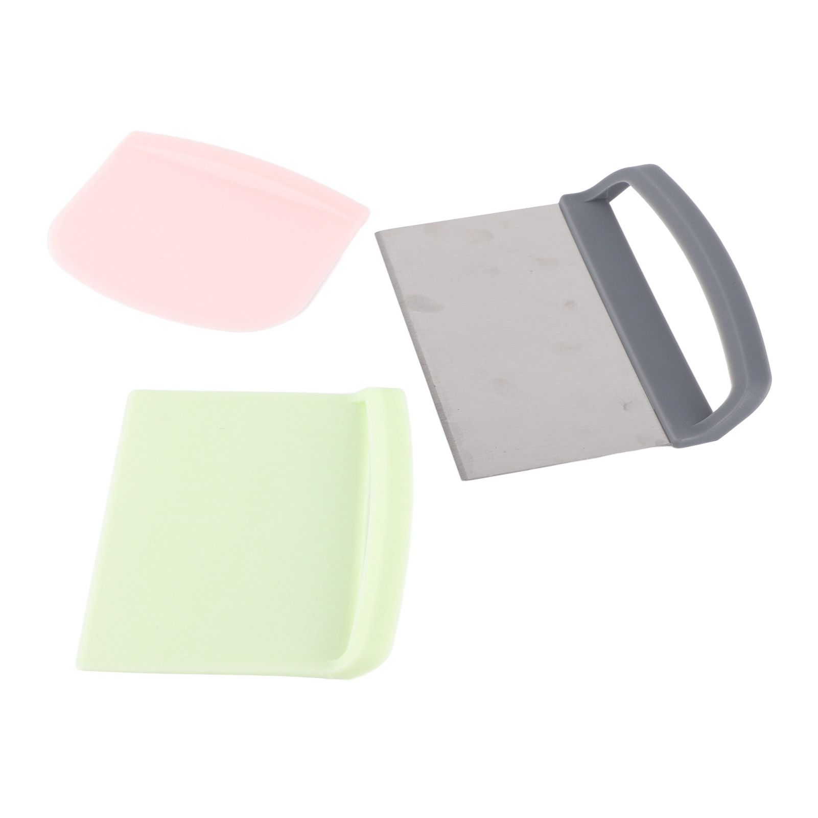 3pcs Dough Scraper Multipurpose Food Grade Safe Dough Cutter for Dough Cake Bread - Image 5