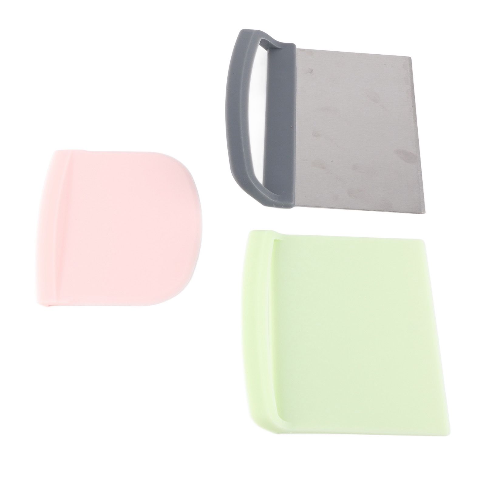 3pcs Dough Scraper Multipurpose Food Grade Safe Dough Cutter for Dough Cake Bread - Image 6