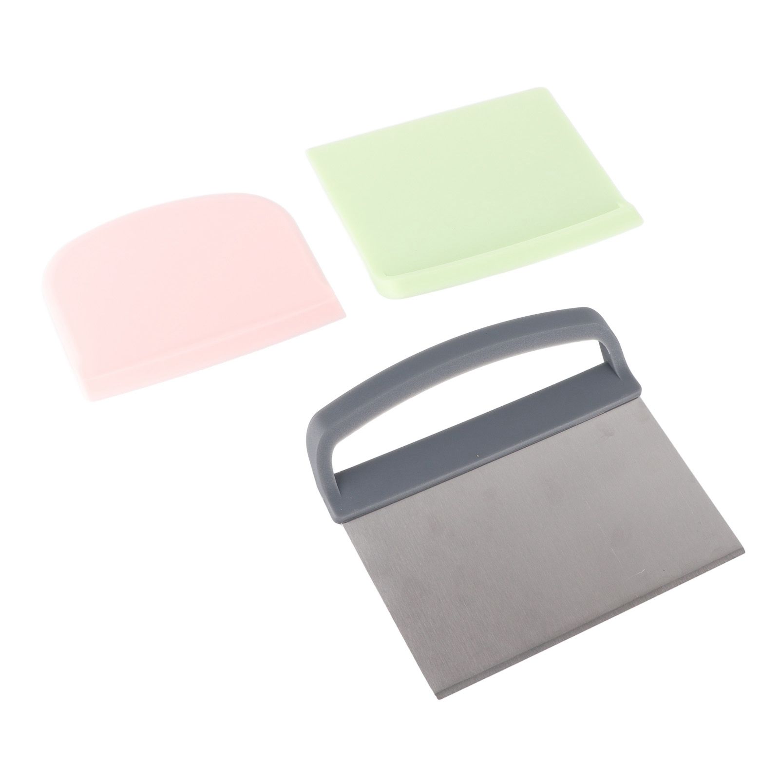 3pcs Dough Scraper Multipurpose Food Grade Safe Dough Cutter for Dough Cake Bread - Image 7