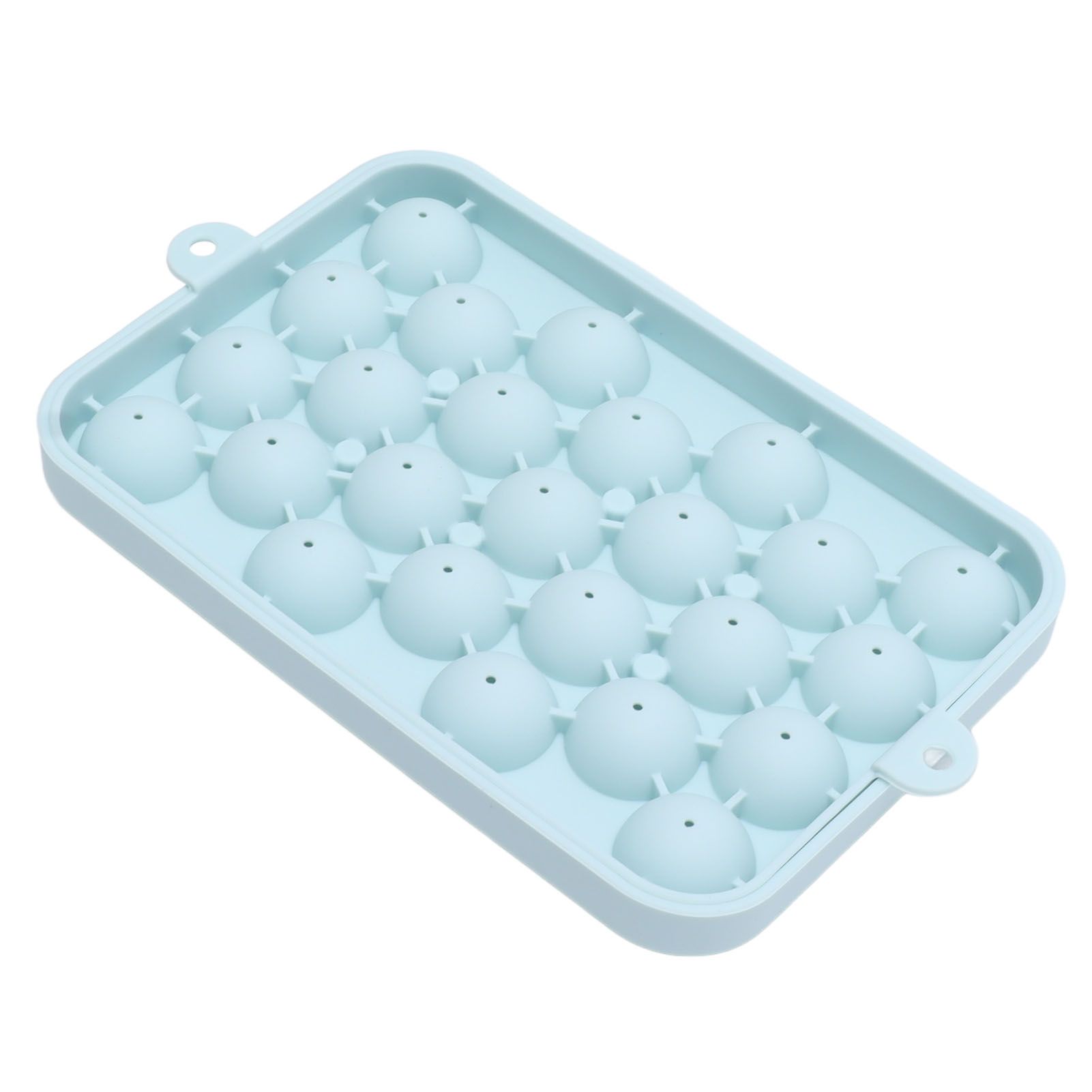 25 Grid Ice Cube Tray Easy Release Silicone Ice Ball Maker Mold Mini Round Ice Sphere Tray with Lid Blue - Image 2