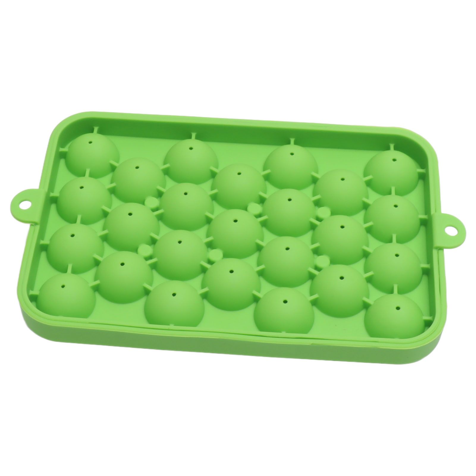 25 Grid Ice Cube Tray Easy Release Silicone Ice Ball Maker Mold Mini Round Ice Sphere Tray with Lid Green - Image 2