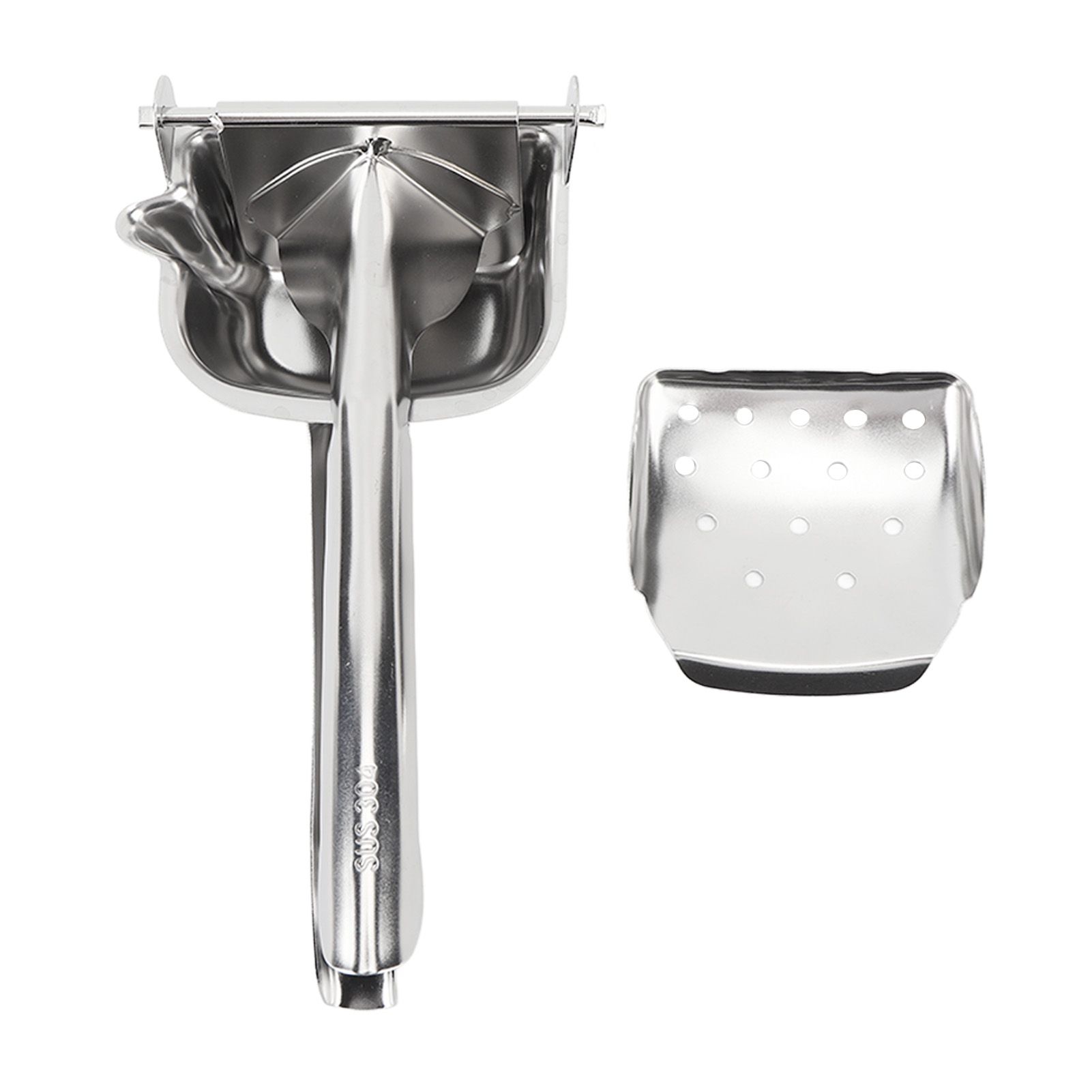 Hand Juicer 304 Stainless Steel Ergonomic Detachable Effort Saving Citrus Juicer for Home Kitchen Office - Image 1