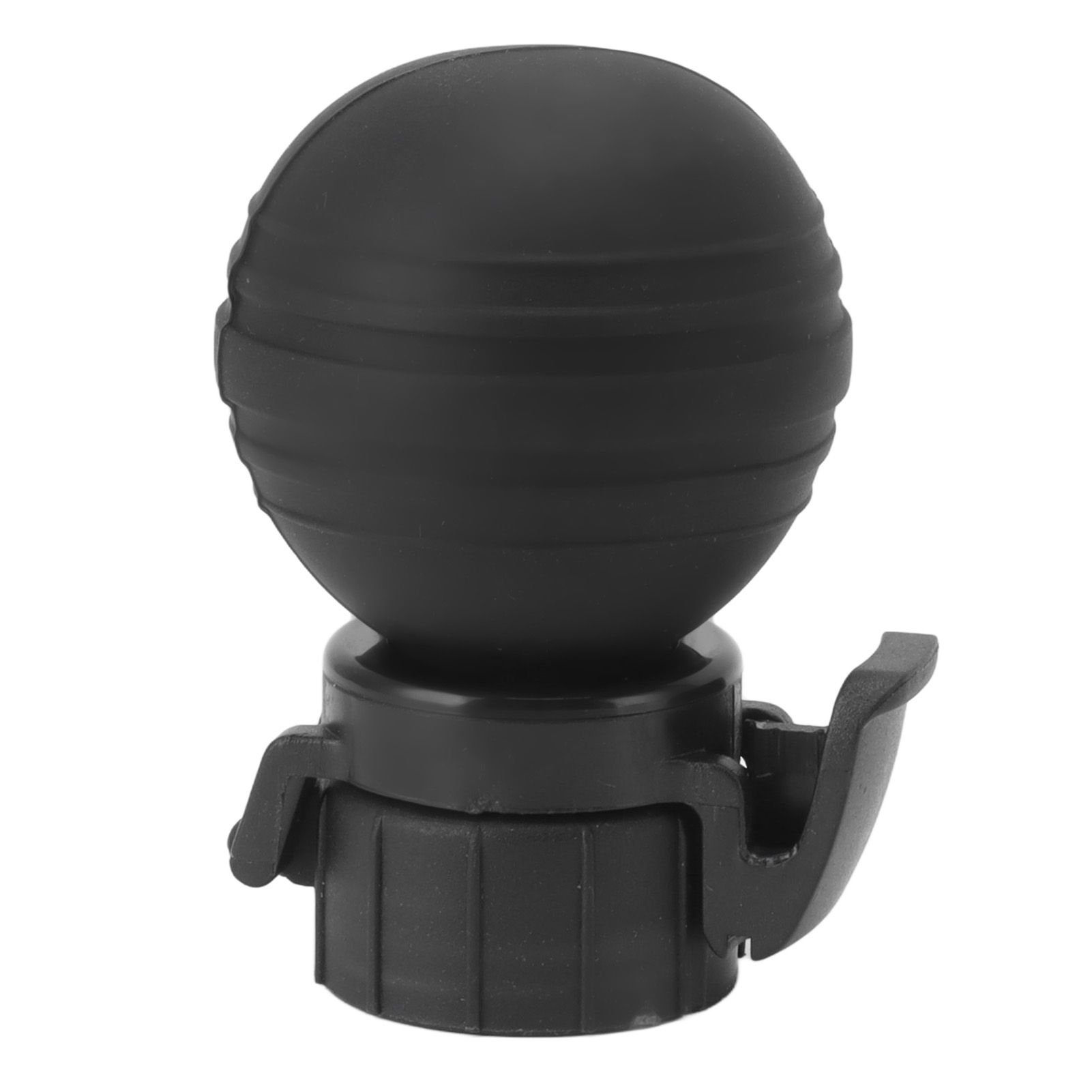 Soda Bottle Lid Silicone Leak Proof Carbonated Drink Air Pump Lid Fizz Keeper Pump Cap Saver Stopper Lids Black - Image 1