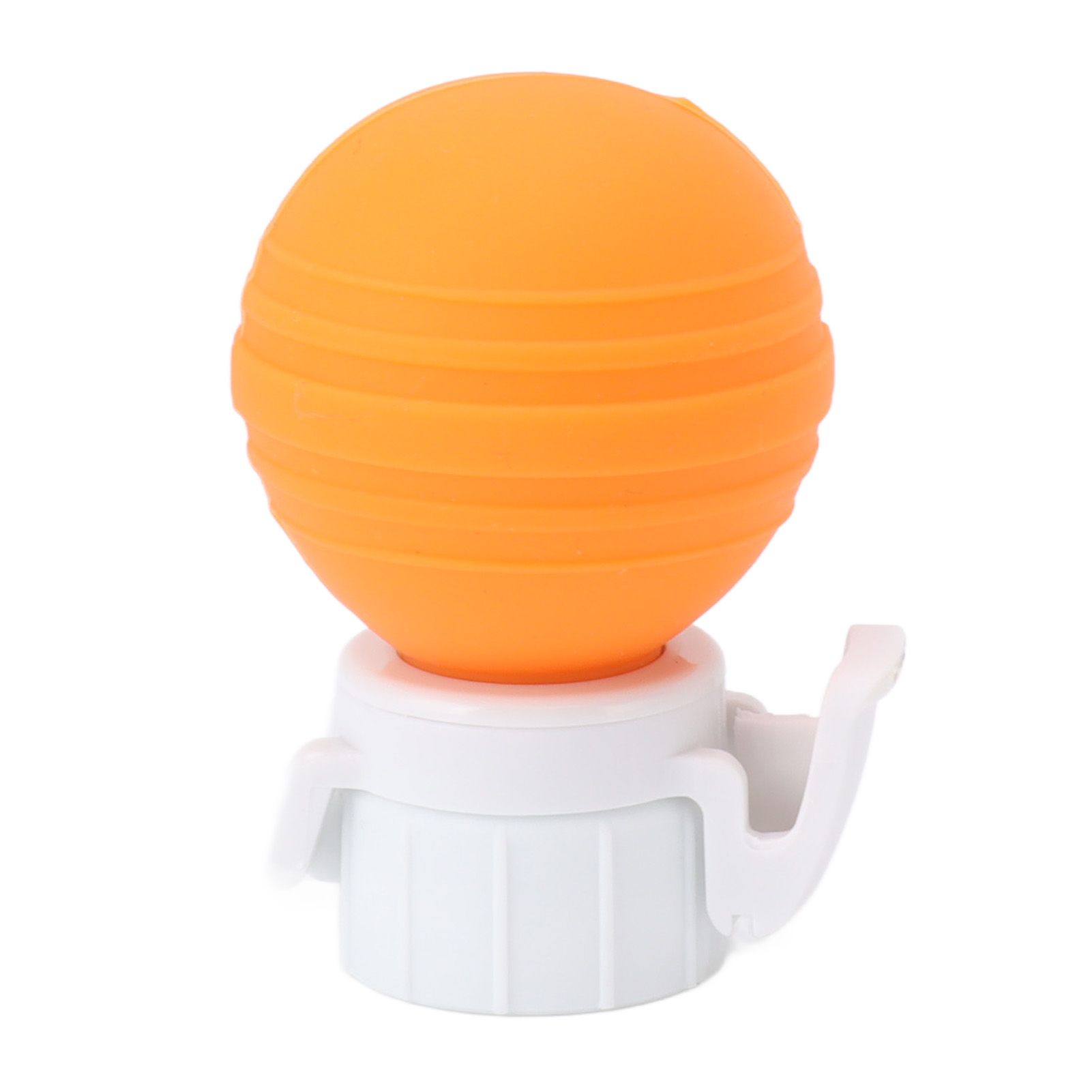 Soda Bottle Lid Silicone Leak Proof Carbonated Drink Air Pump Lid Fizz Keeper Pump Cap Saver Stopper Lids Orange - Image 1