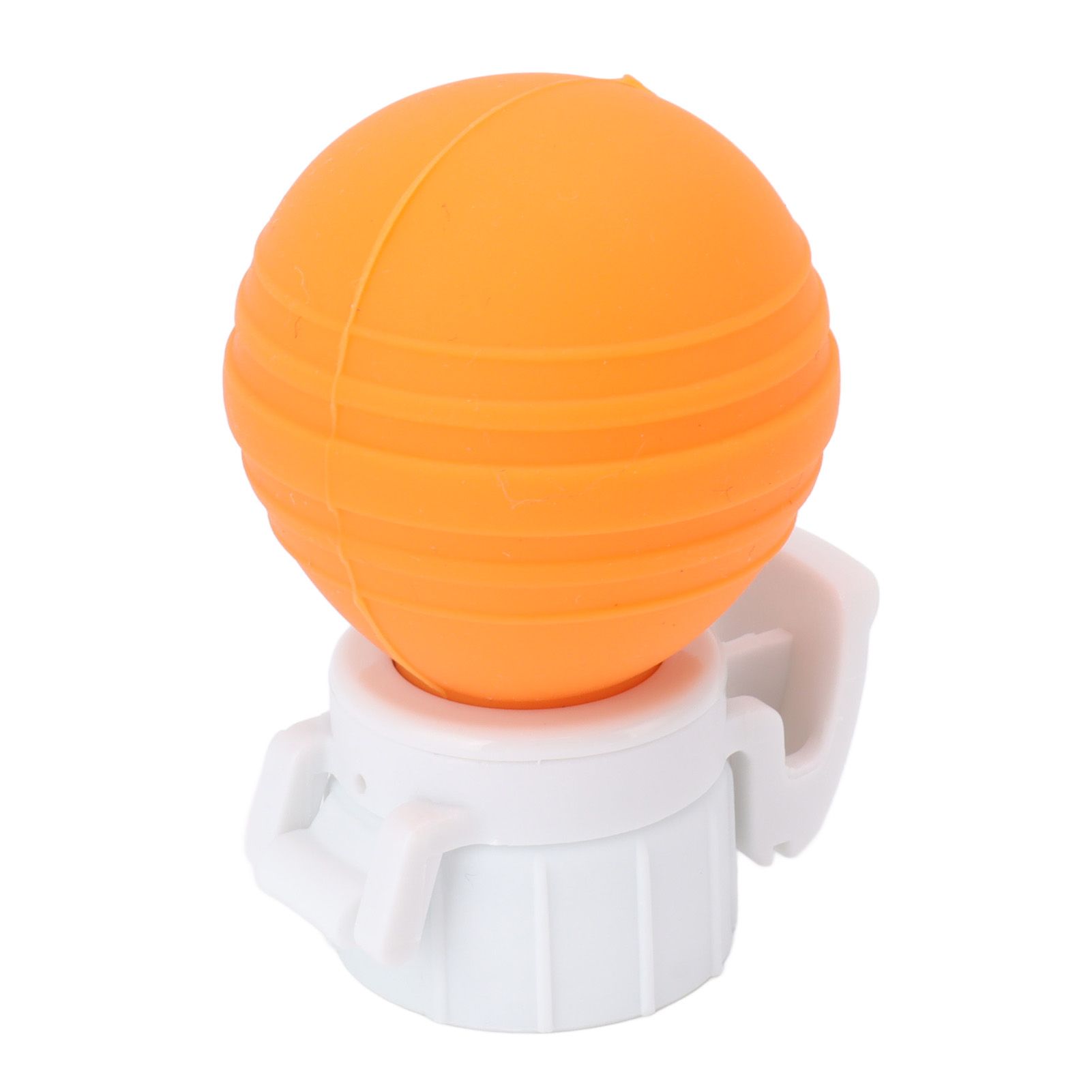Soda Bottle Lid Silicone Leak Proof Carbonated Drink Air Pump Lid Fizz Keeper Pump Cap Saver Stopper Lids Orange - Image 4