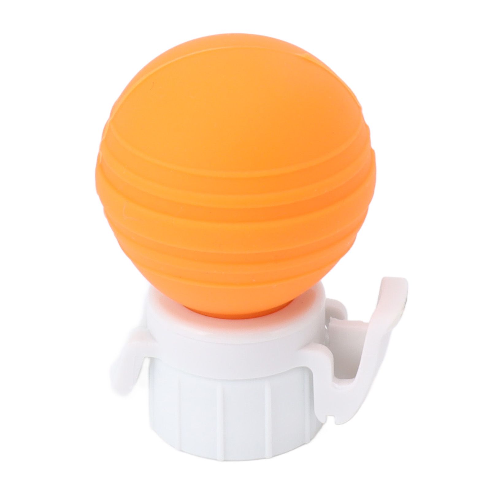 Soda Bottle Lid Silicone Leak Proof Carbonated Drink Air Pump Lid Fizz Keeper Pump Cap Saver Stopper Lids Orange - Image 8