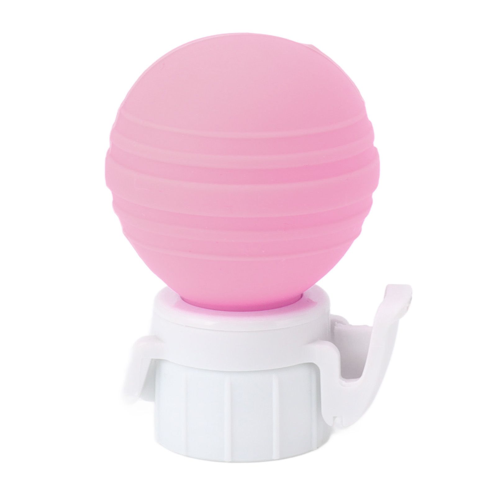 Soda Bottle Lid Silicone Leak Proof Carbonated Drink Air Pump Lid Fizz Keeper Pump Cap Saver Stopper Lids Pink - Image 1