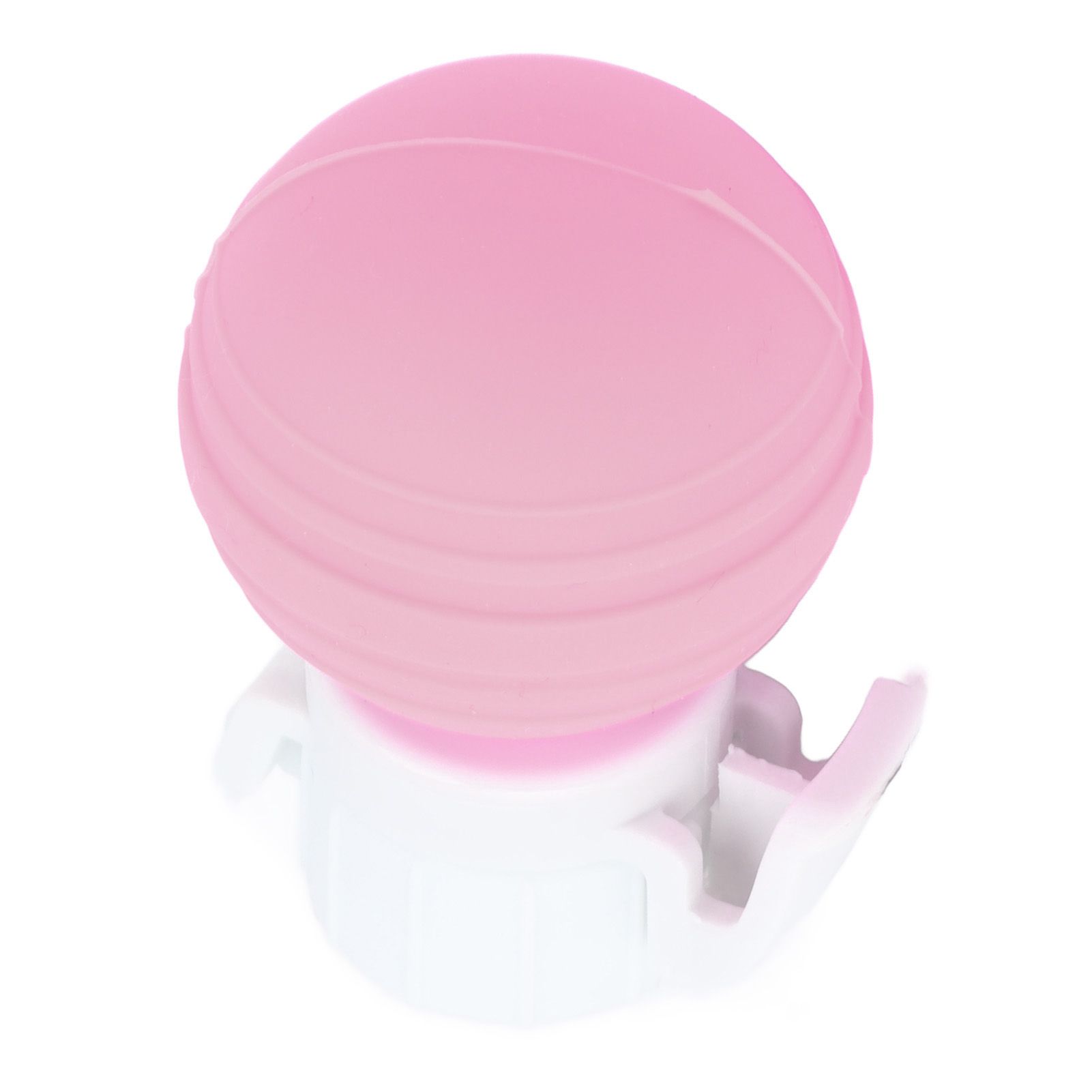 Soda Bottle Lid Silicone Leak Proof Carbonated Drink Air Pump Lid Fizz Keeper Pump Cap Saver Stopper Lids Pink - Image 2