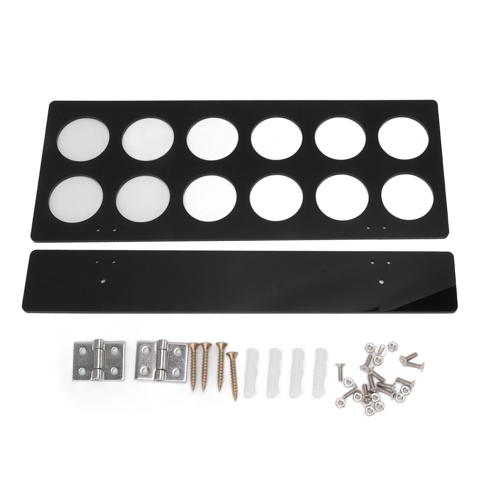 Wall Mounted Coffee Pod Holder Space Saving Under Counter Cabinet Coffee Pod Holder Black - Image 1