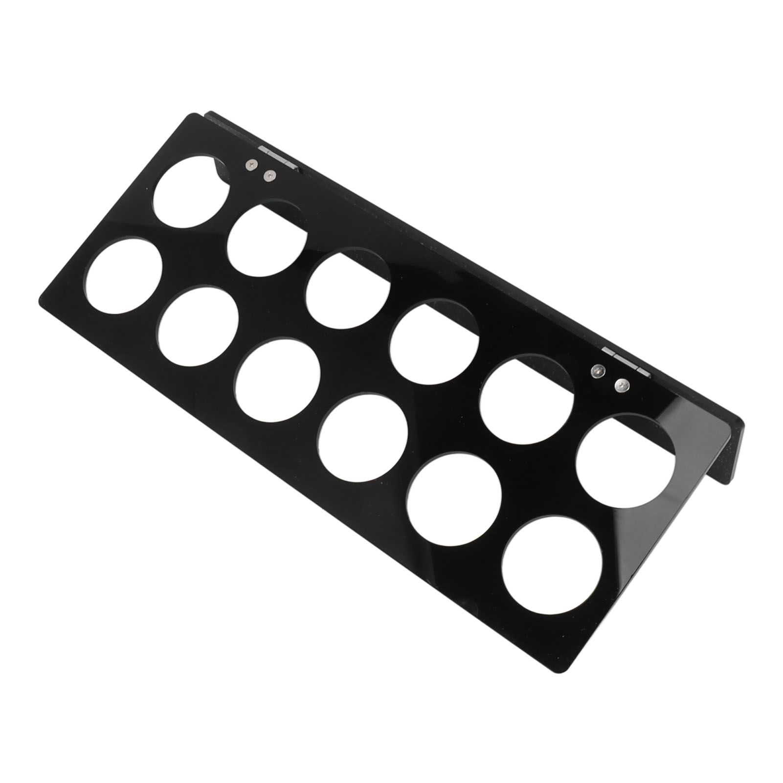 Wall Mounted Coffee Pod Holder Space Saving Under Counter Cabinet Coffee Pod Holder Black - Image 2