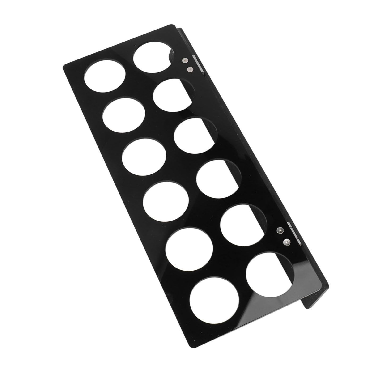 Wall Mounted Coffee Pod Holder Space Saving Under Counter Cabinet Coffee Pod Holder Black - Image 7